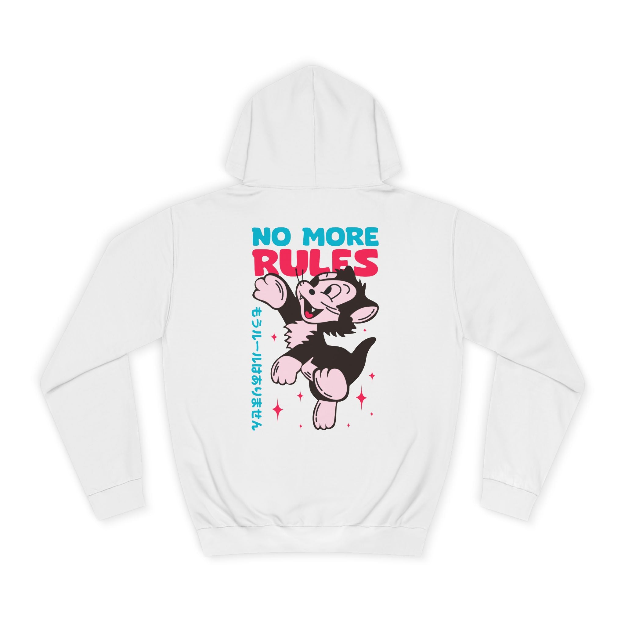 No More Rules Cat Hoodie - Shirt Cave