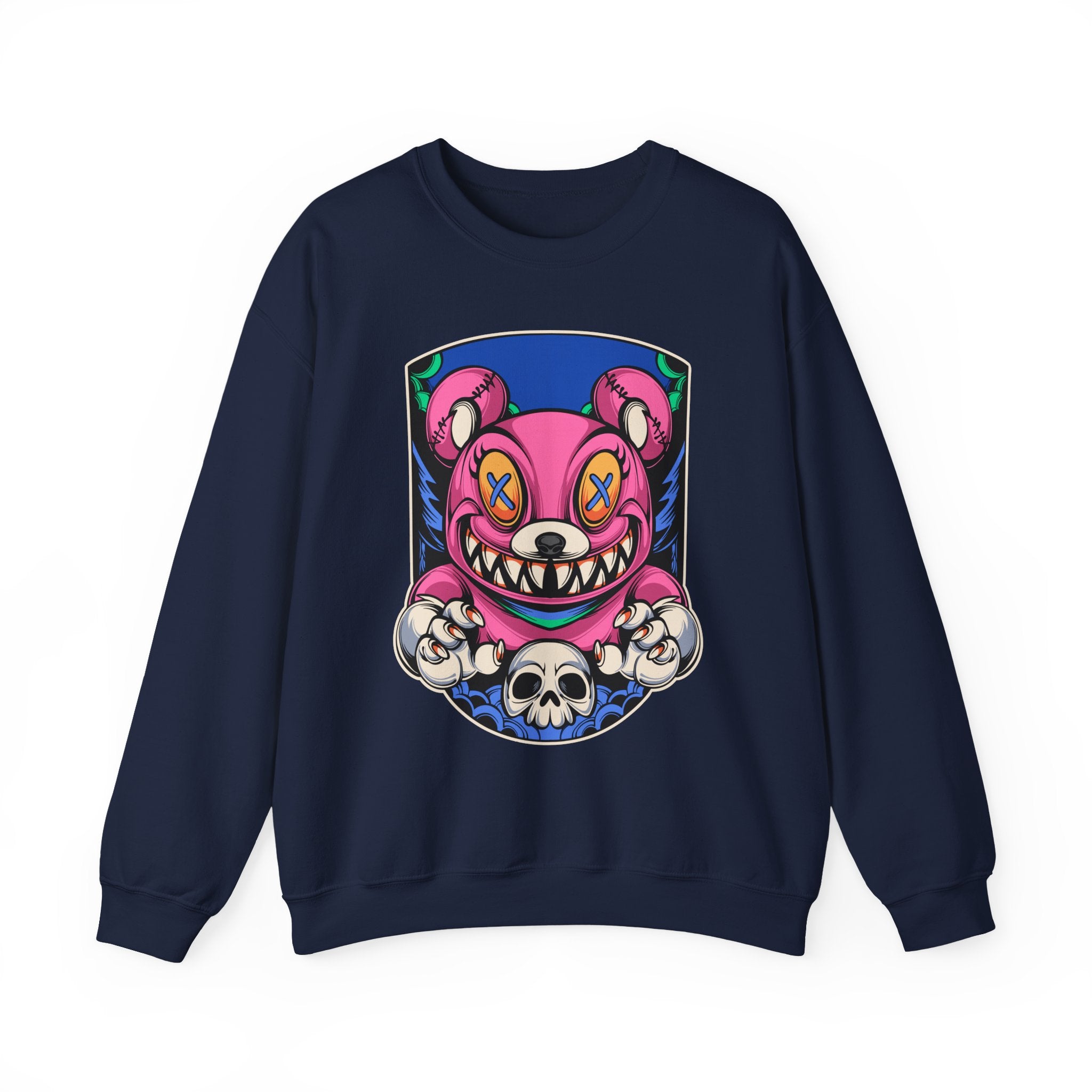 Teddybear & Skull Sweatshirt - Shirt Cave