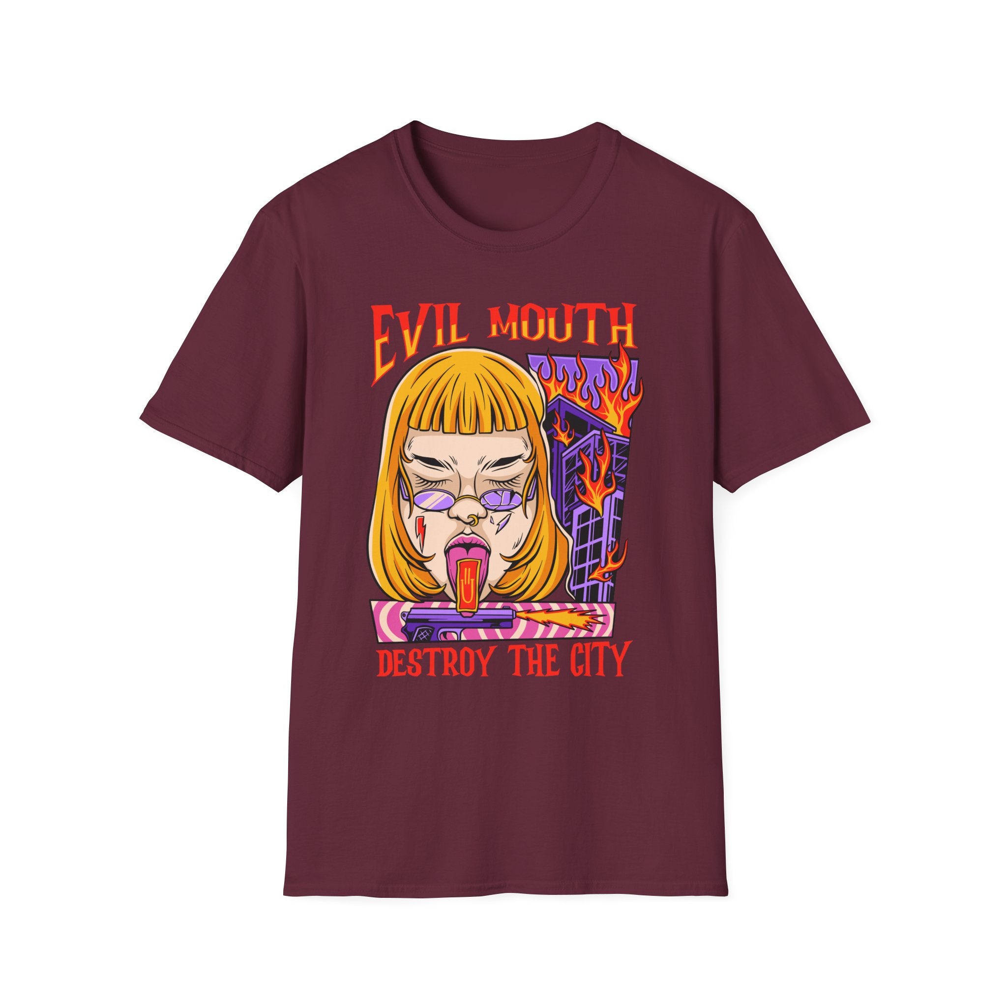 Evil Mouth T-Shirt - Shirt Cave