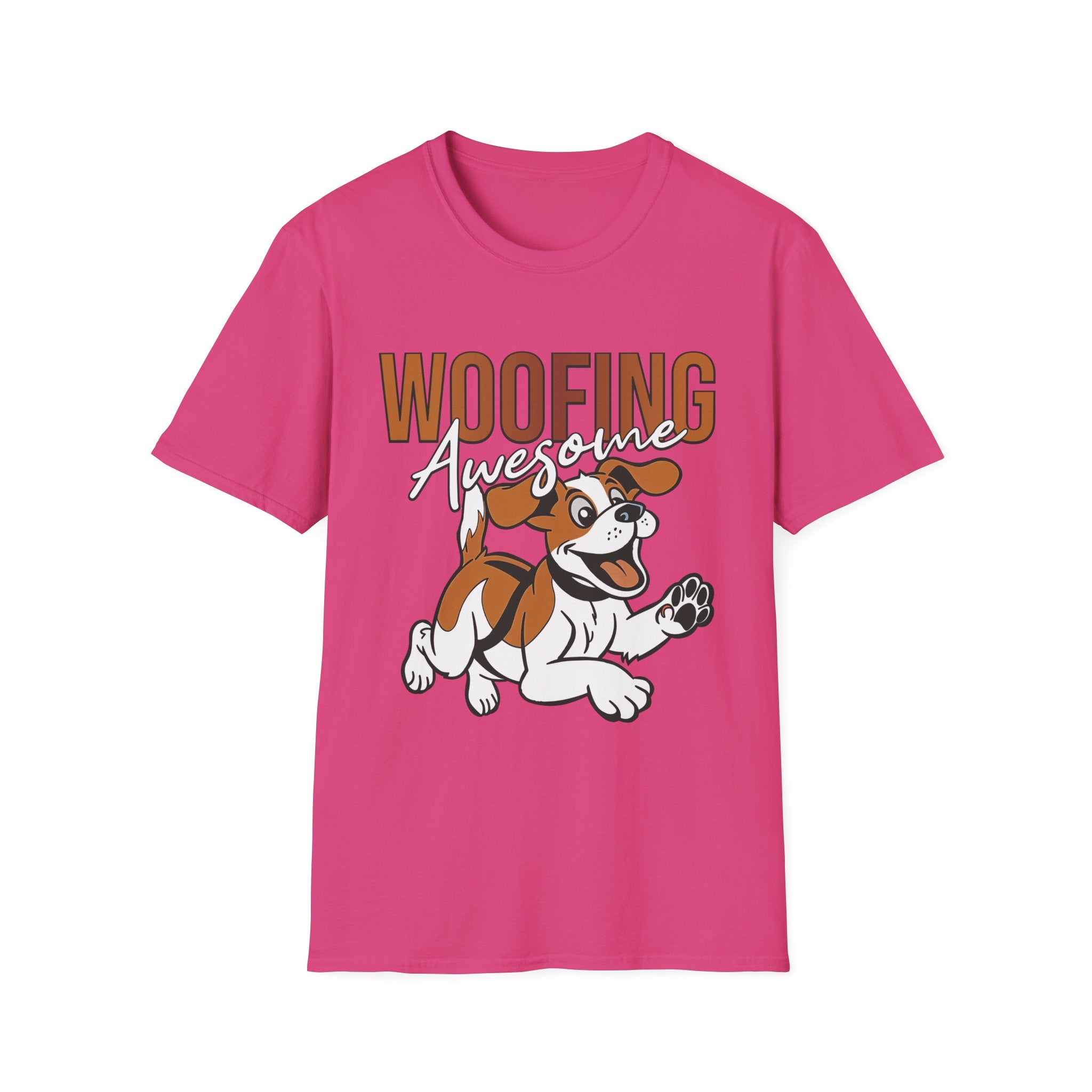 Woofing Awesome T-Shirt - Shirt Cave