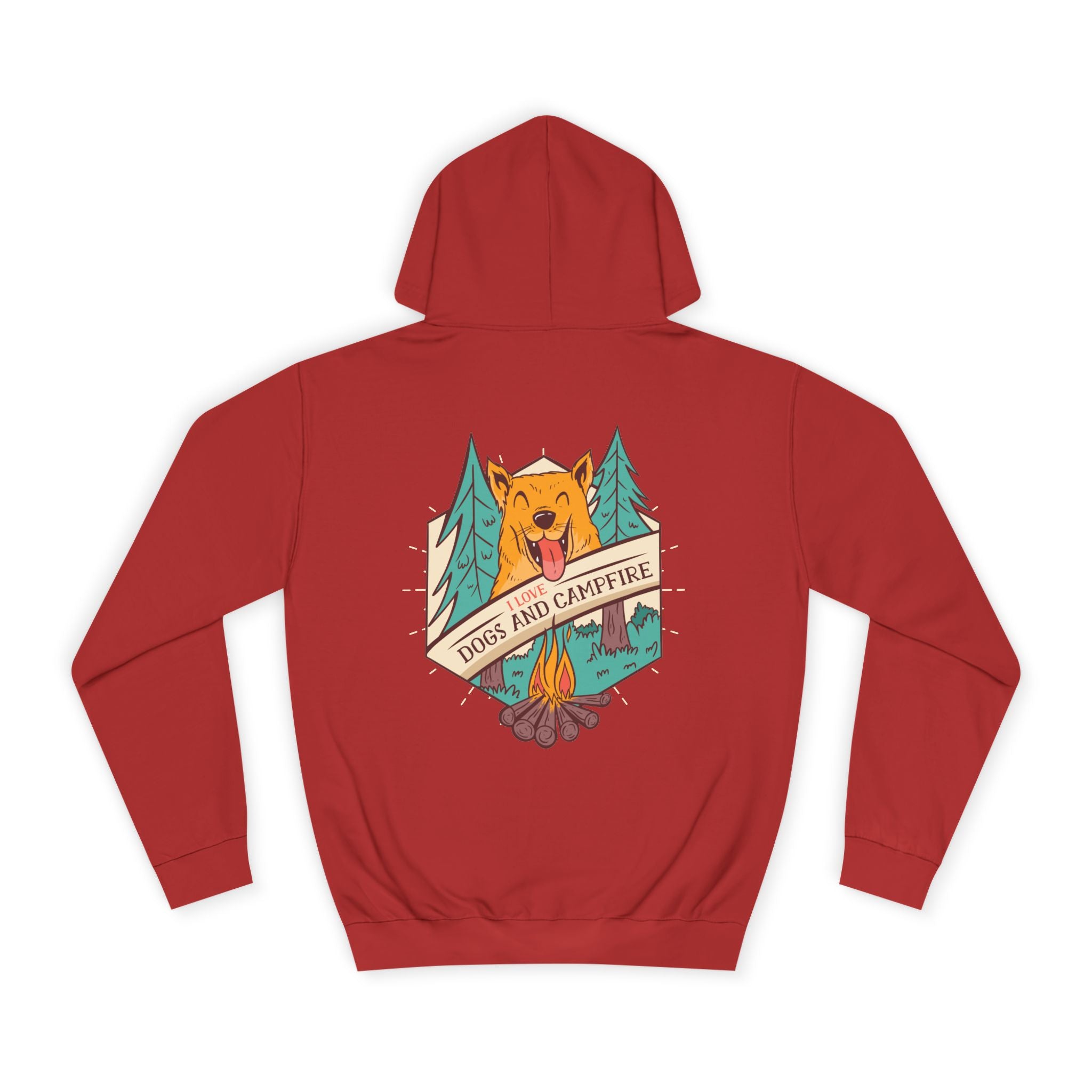 I Love Dogs And Campfire Hoodie - Shirt Cave