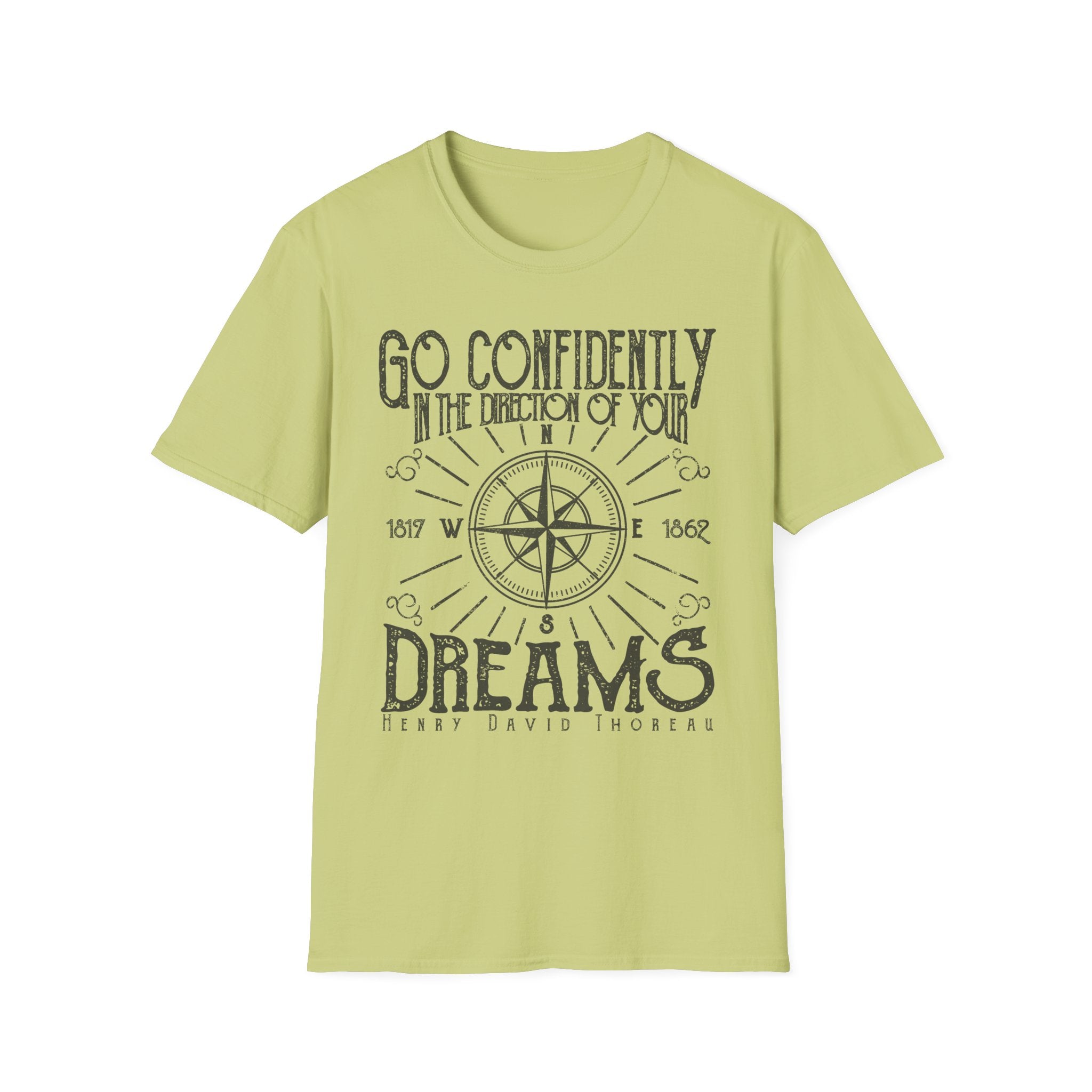 Go Confidently in the Direction of Your Dreams T-Shirt - Shirt Cave