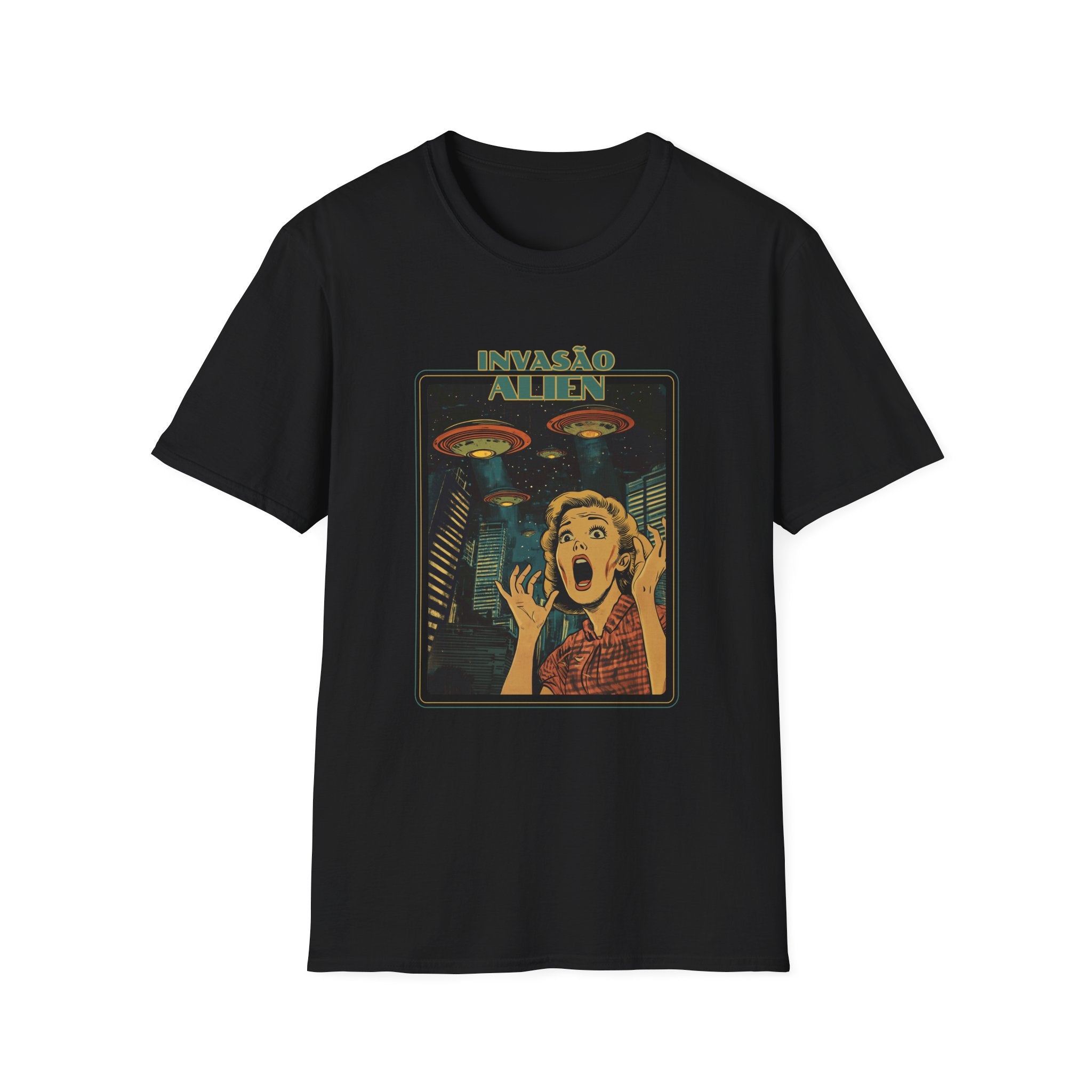 Invasão Alien T-Shirt - Shirt Cave