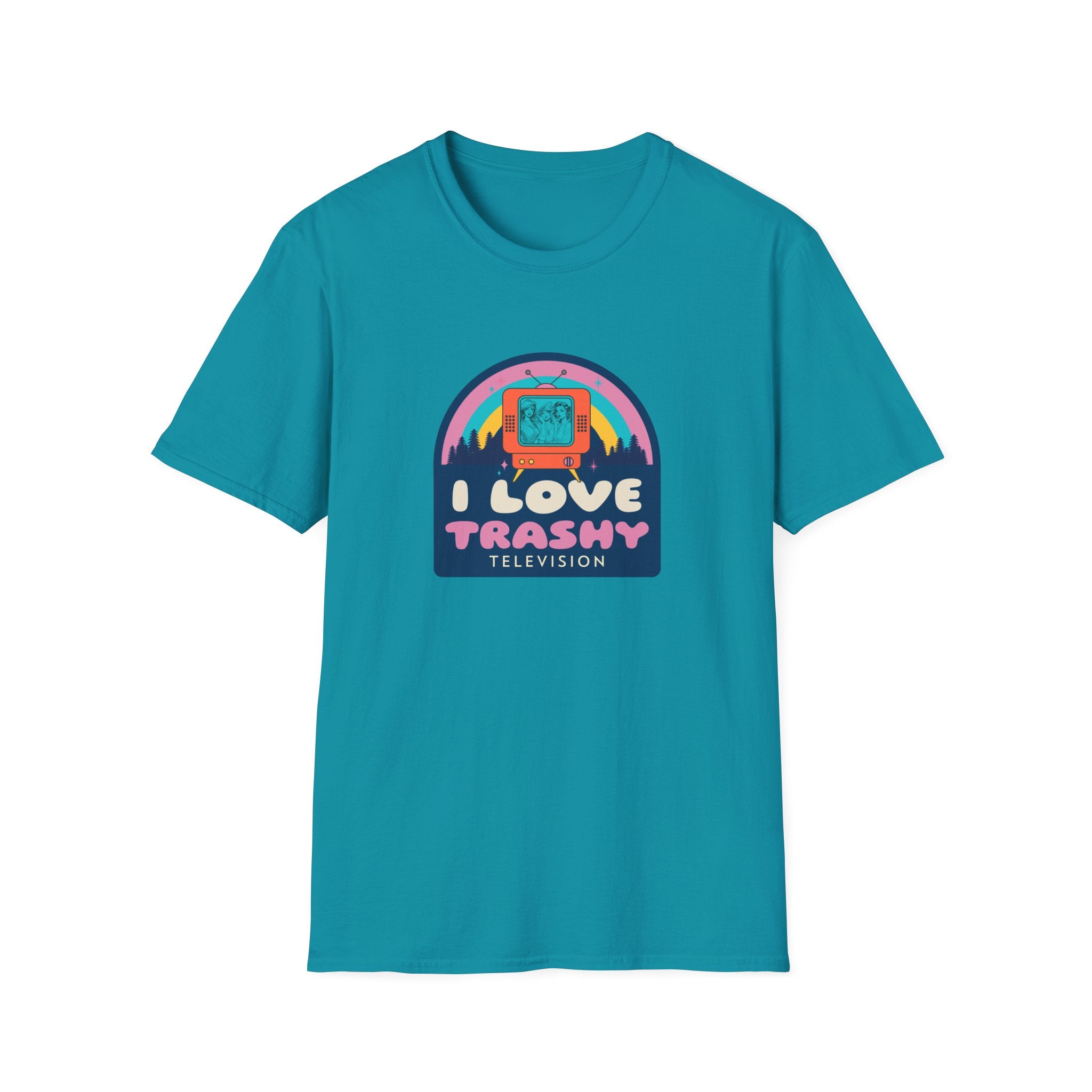 I Love Trashy Television T-Shirt - Shirt Cave