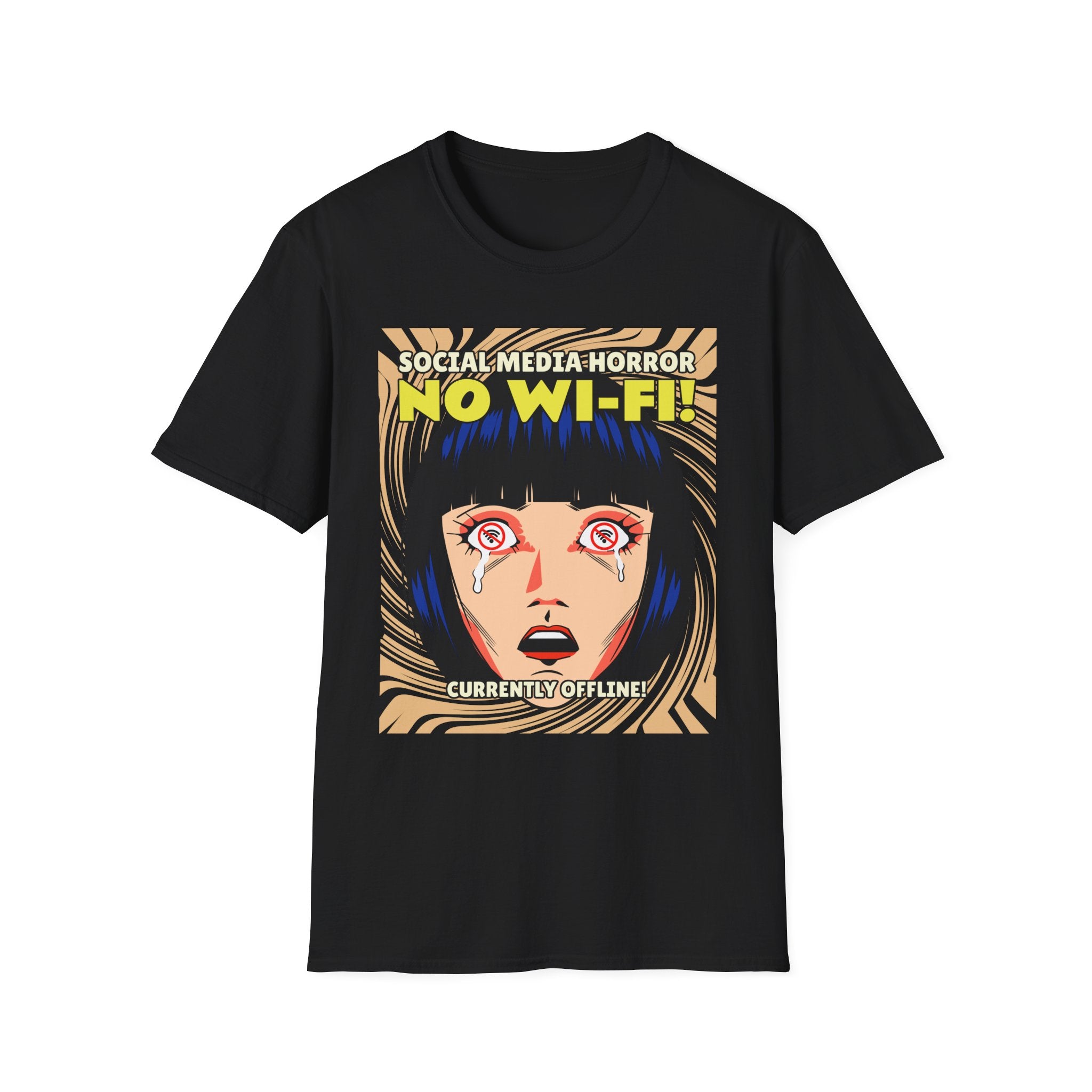 Social Media Horror T-Shirt - Shirt Cave