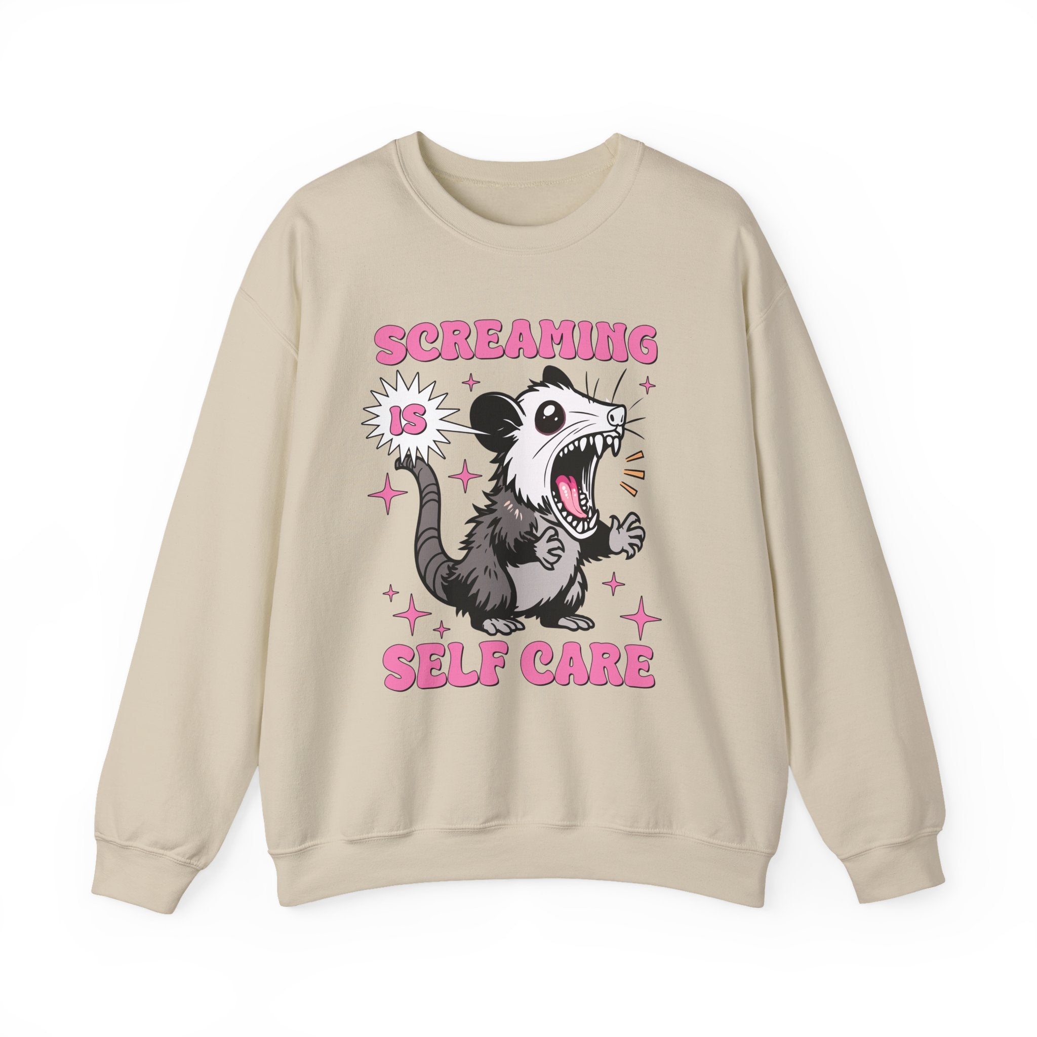 Screaming is Self Care Sweatshirt - Shirt Cave