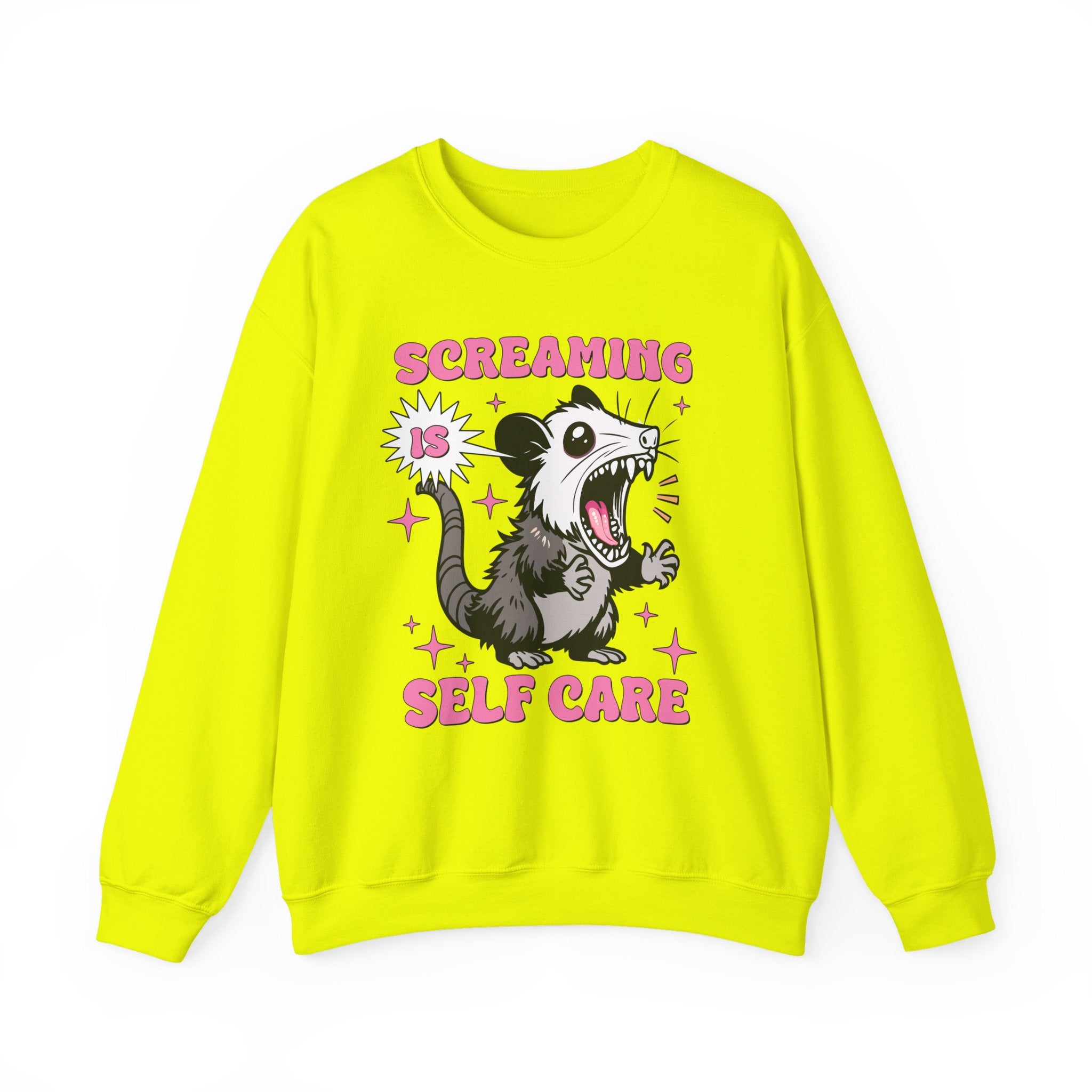 Screaming is Self Care Sweatshirt - Shirt Cave