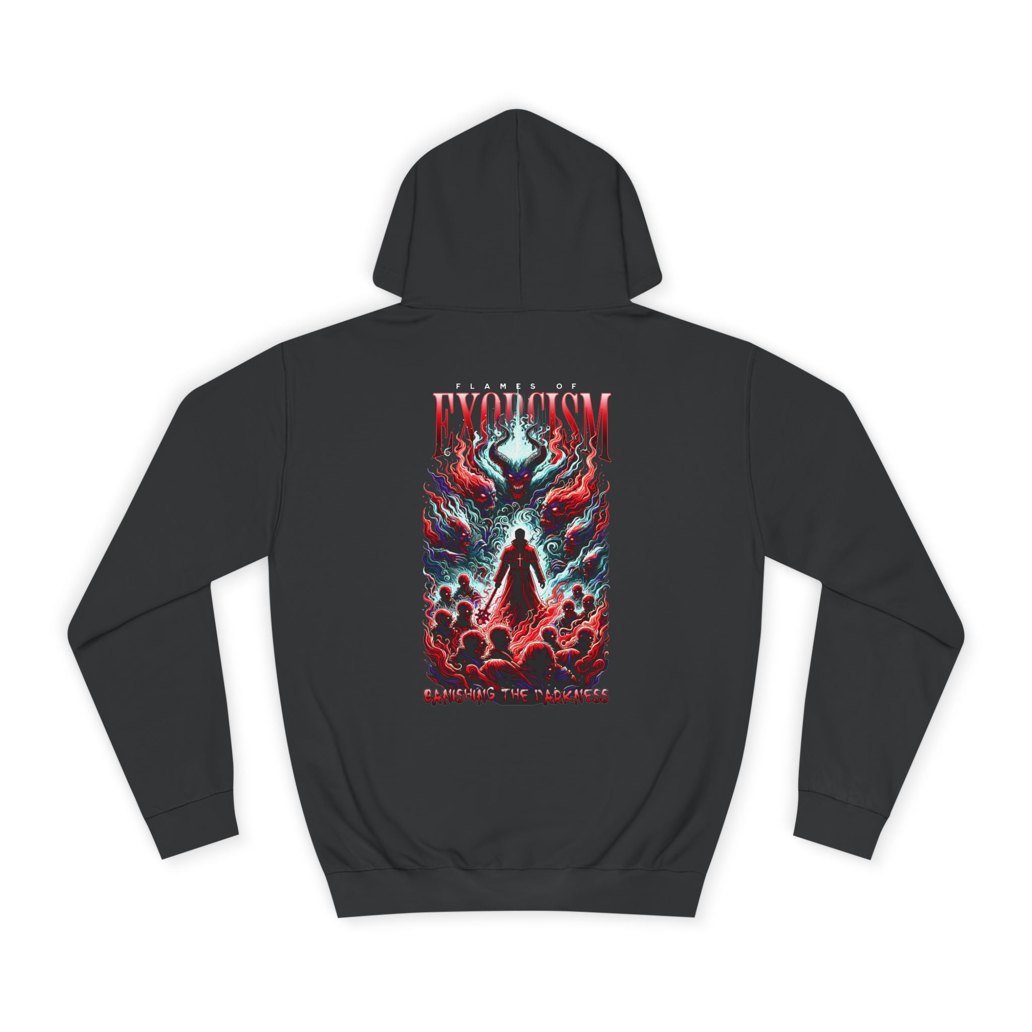 Flames of Exorcism Hoodie - Shirt Cave