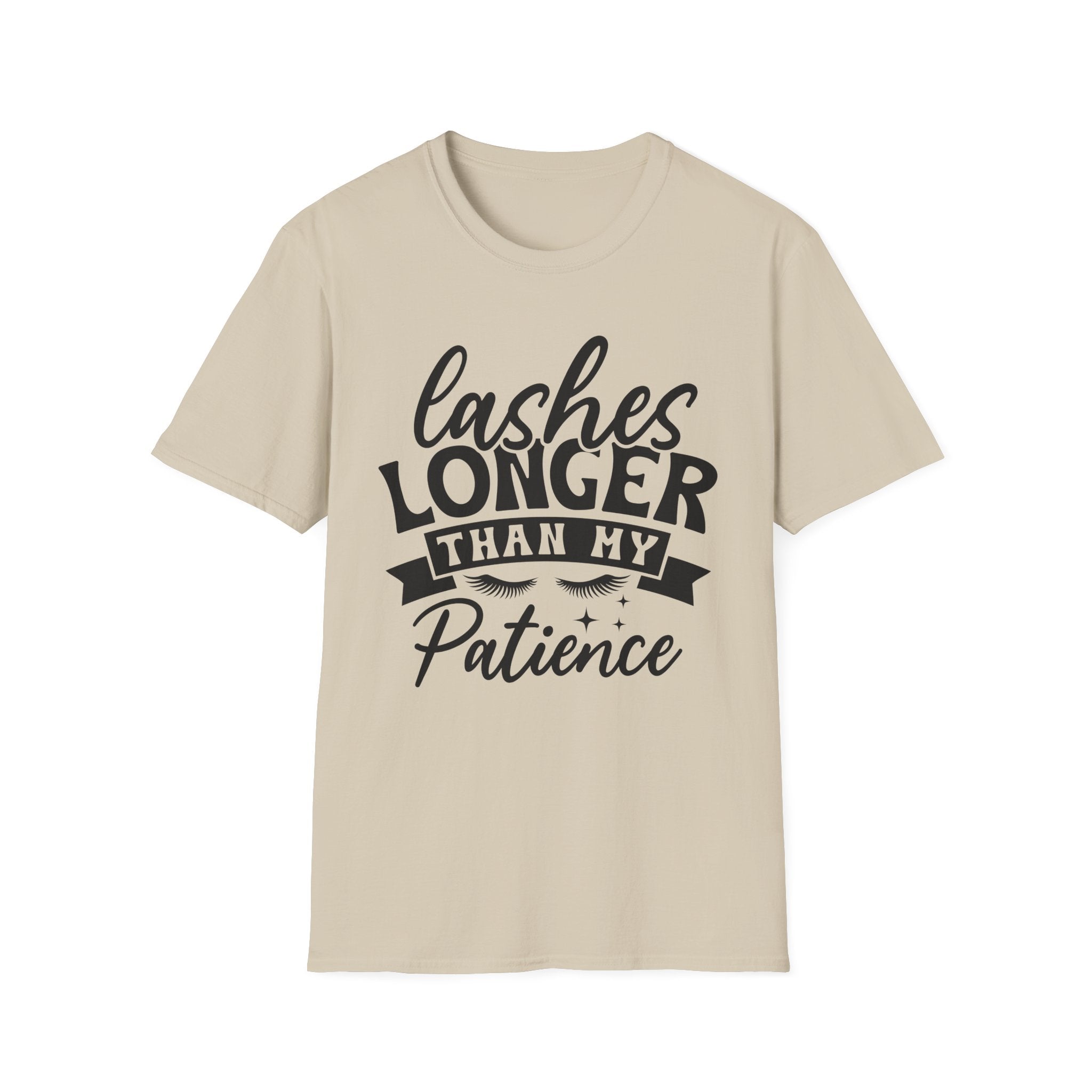 Lashes Longer Than My Patience T-Shirt - Shirt Cave