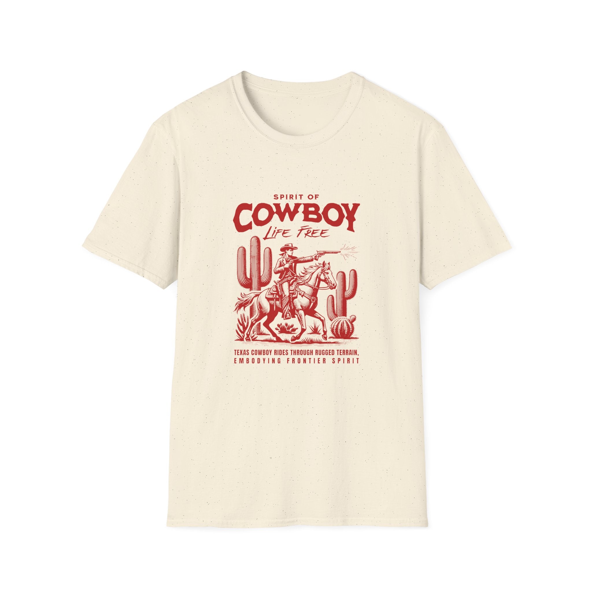 Spirit of Cowboy Live Free T-Shirt - Shirt Cave