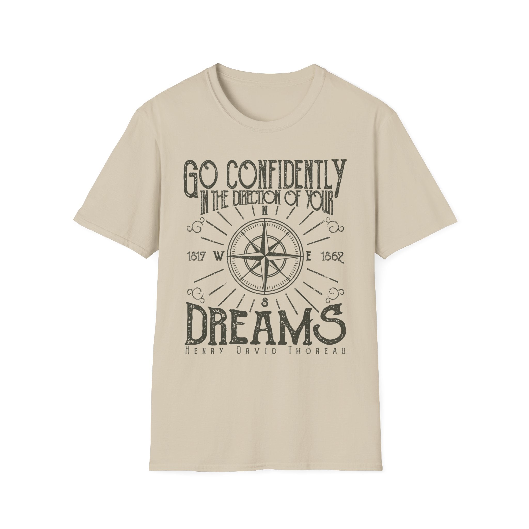 Go Confidently in the Direction of Your Dreams T-Shirt - Shirt Cave
