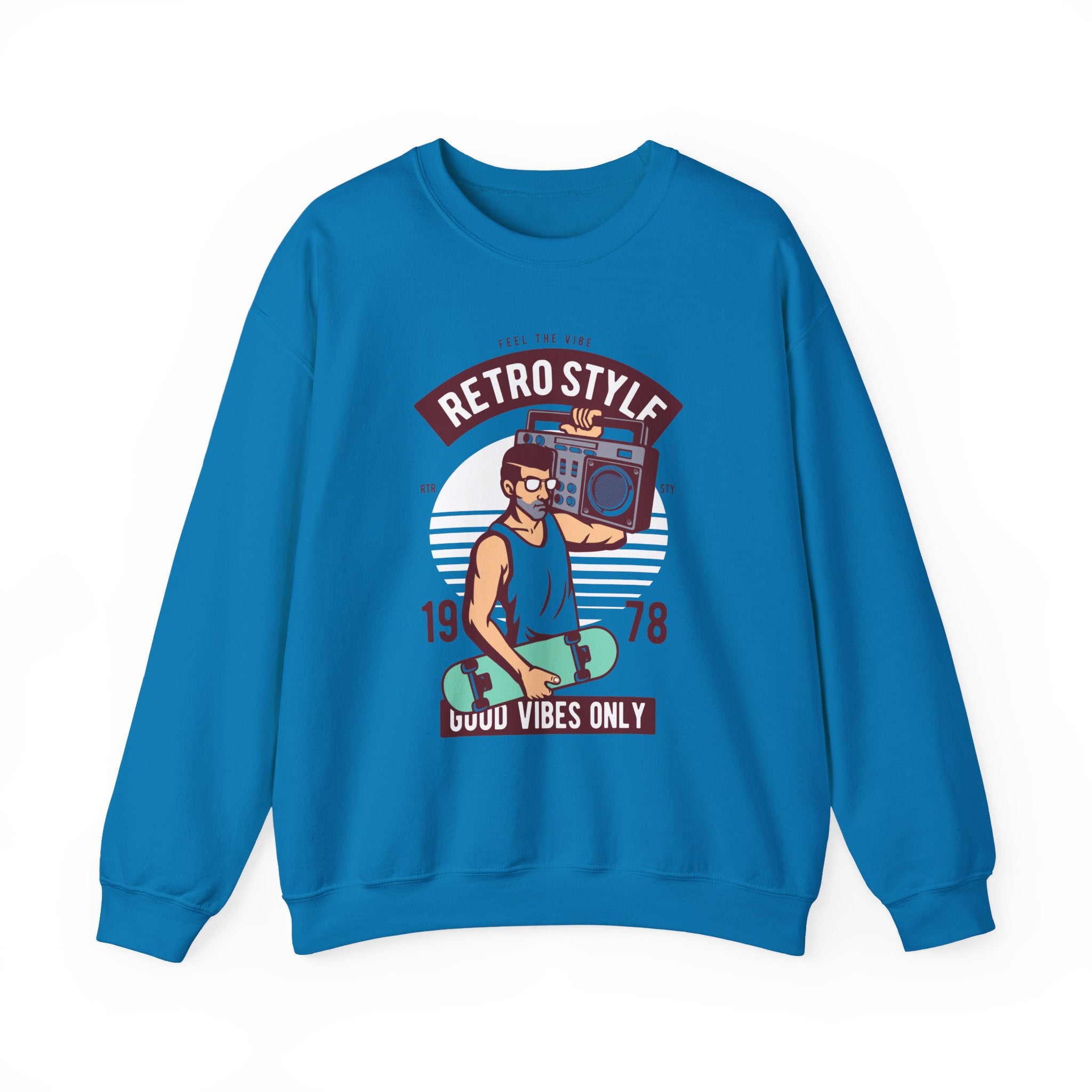 Retro Style Sweatshirt - Shirt Cave