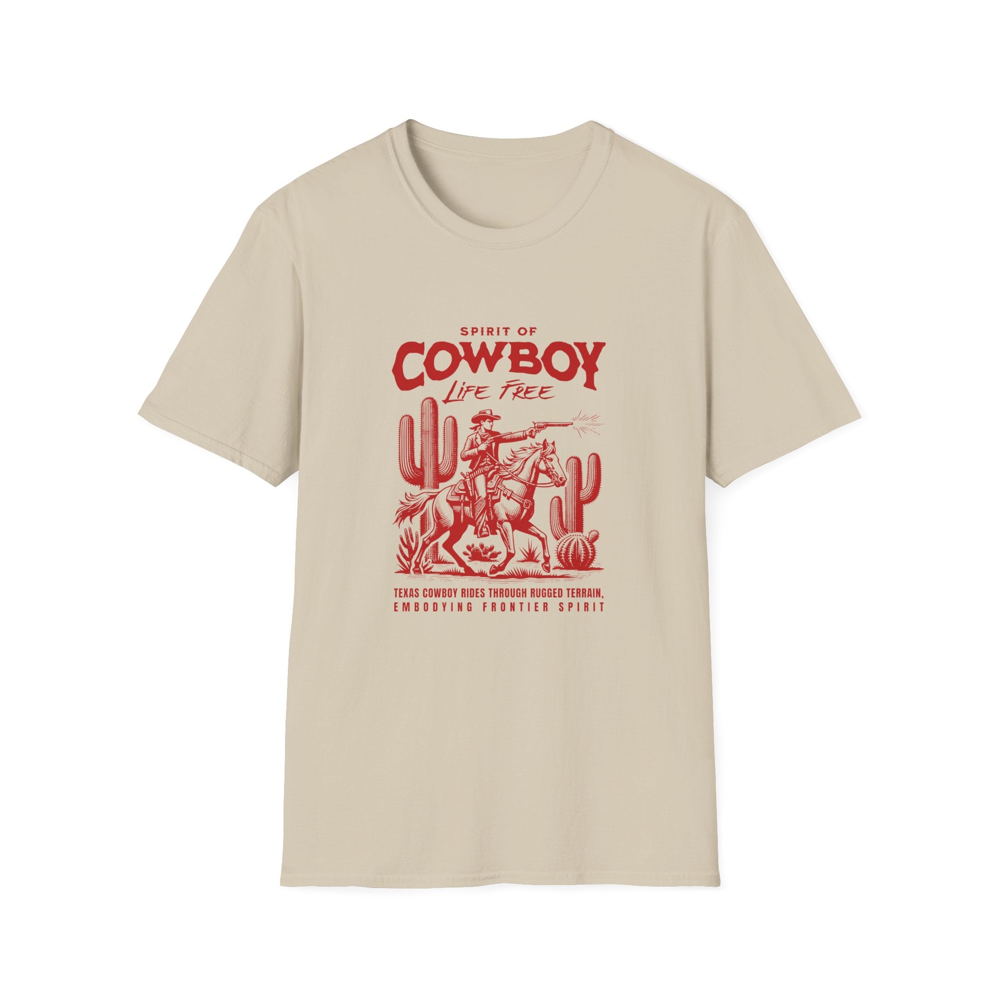 Spirit of Cowboy Live Free T-Shirt - Shirt Cave
