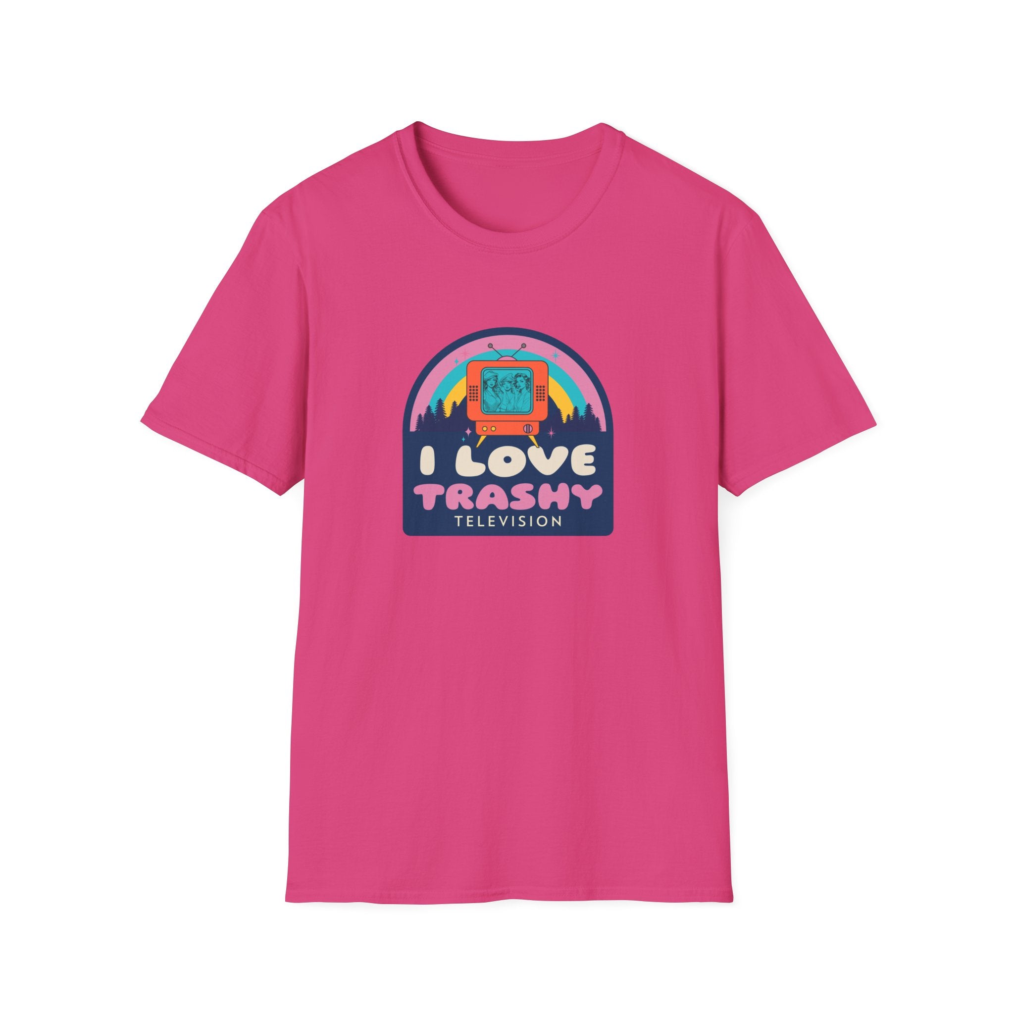 I Love Trashy Television T-Shirt - Shirt Cave