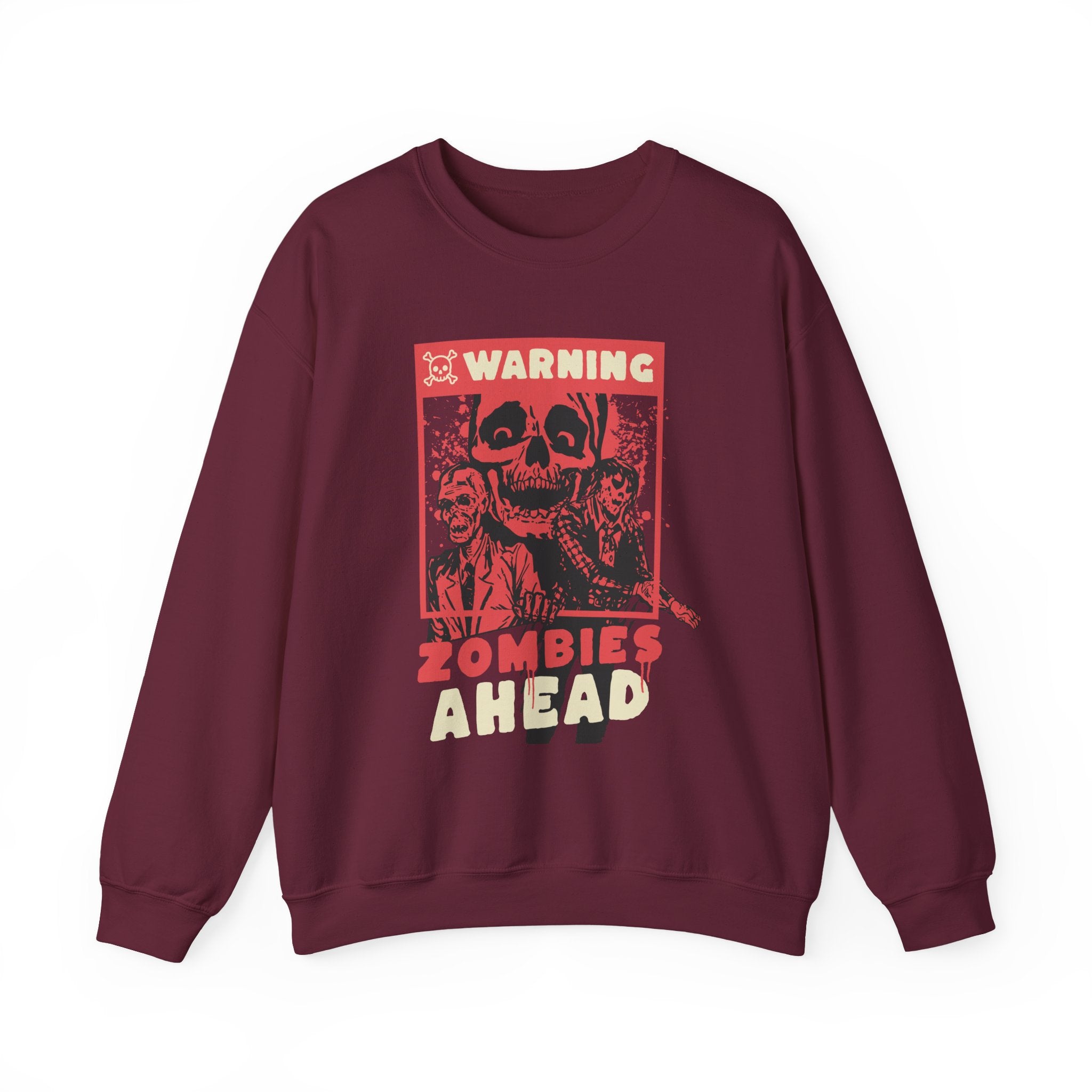 Zombies Ahead Sweatshirt - Shirt Cave
