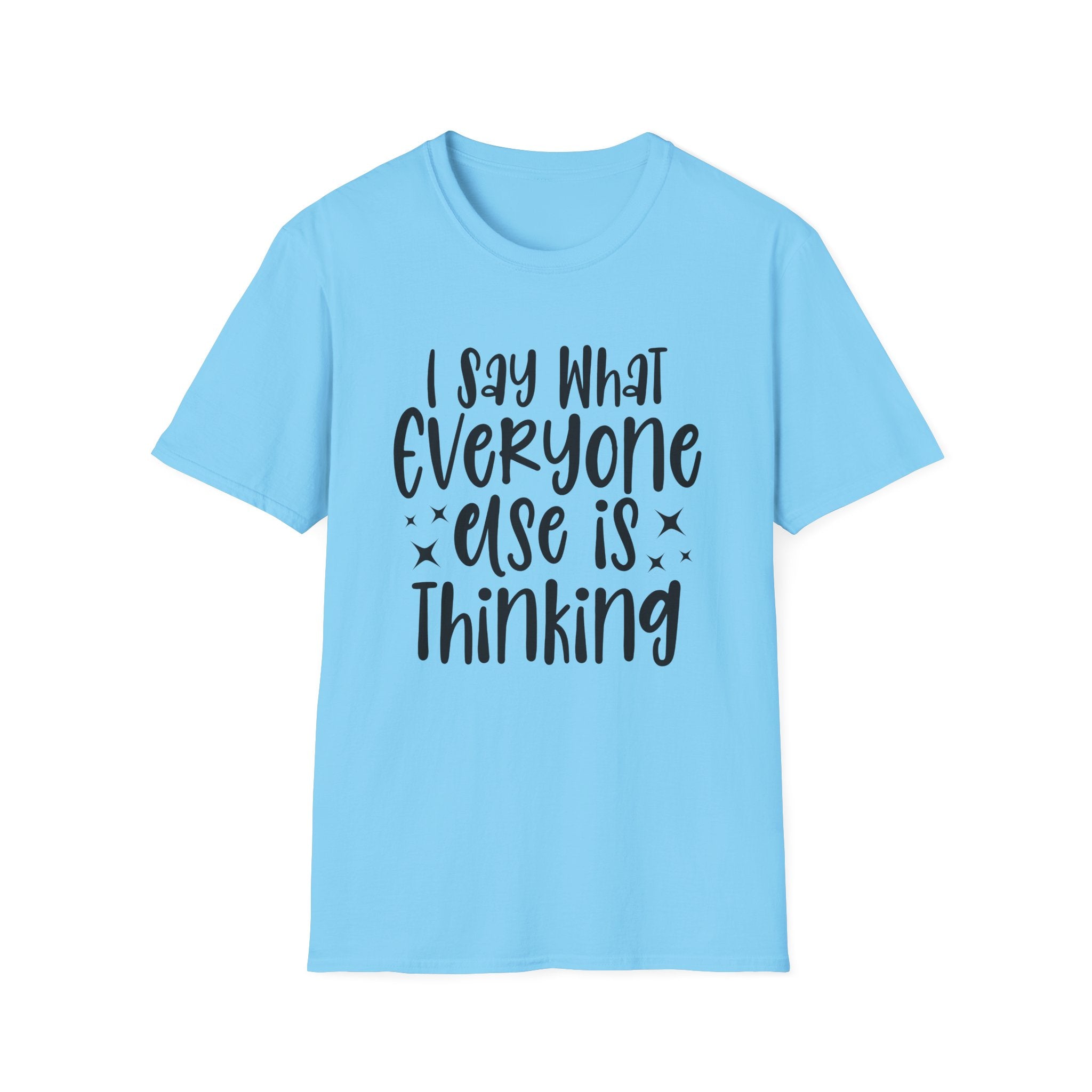 I Say What Everyone Else Is Thinking T-Shirt - Shirt Cave