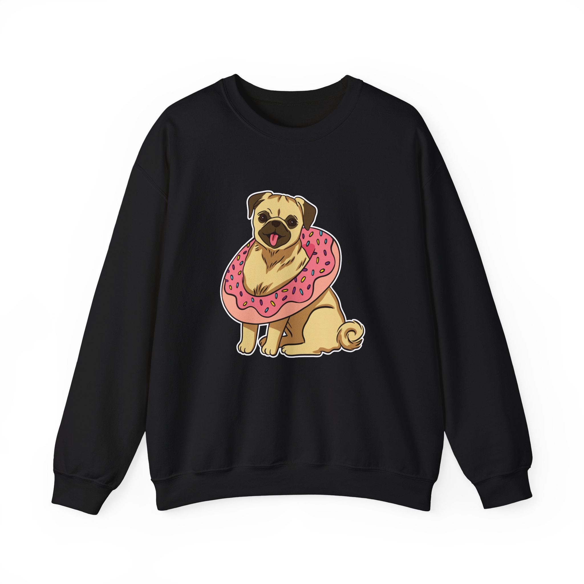 Donut Pug Sweatshirt - Shirt Cave
