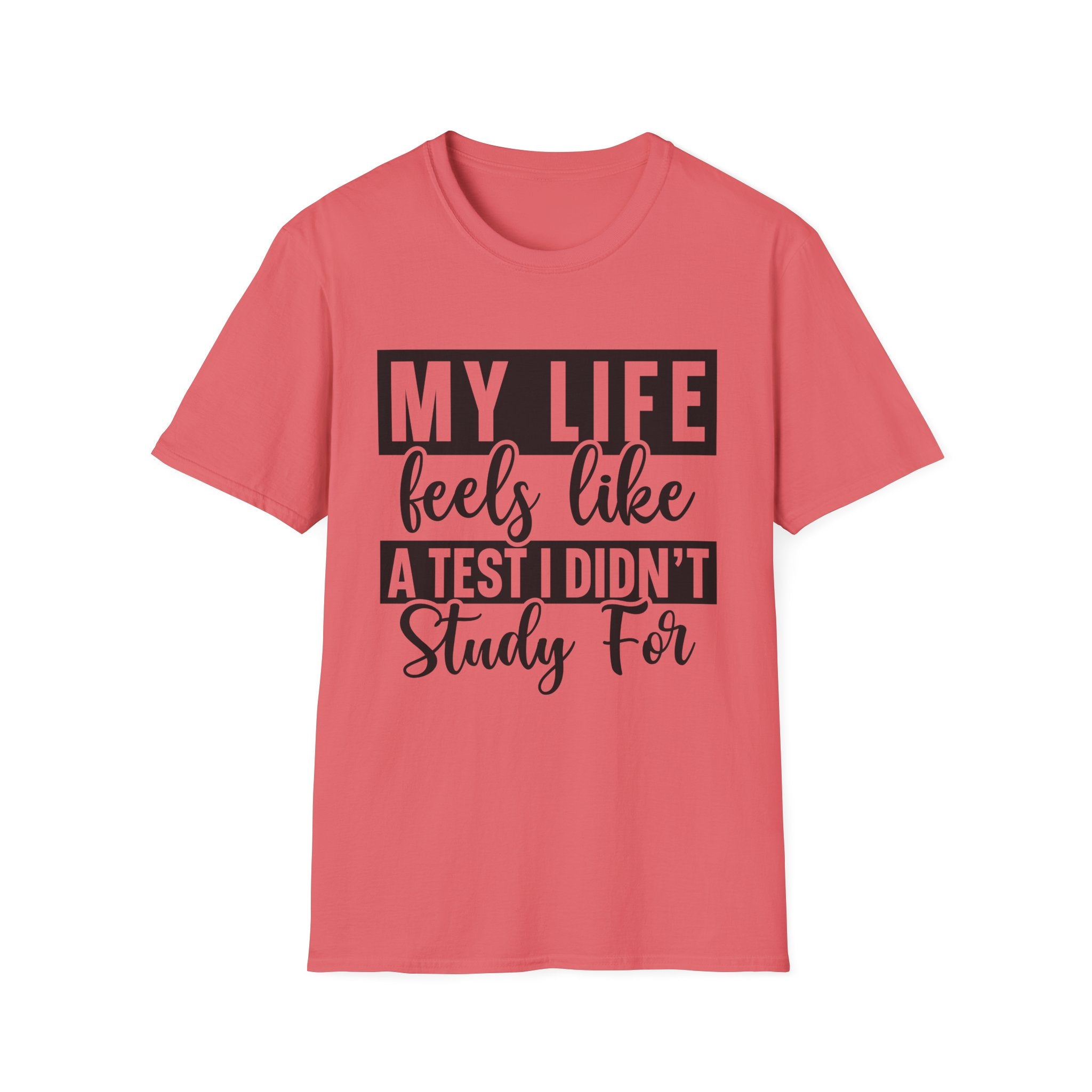 My Life Feels Like a Test I Didn't Study For T-Shirt - Shirt Cave