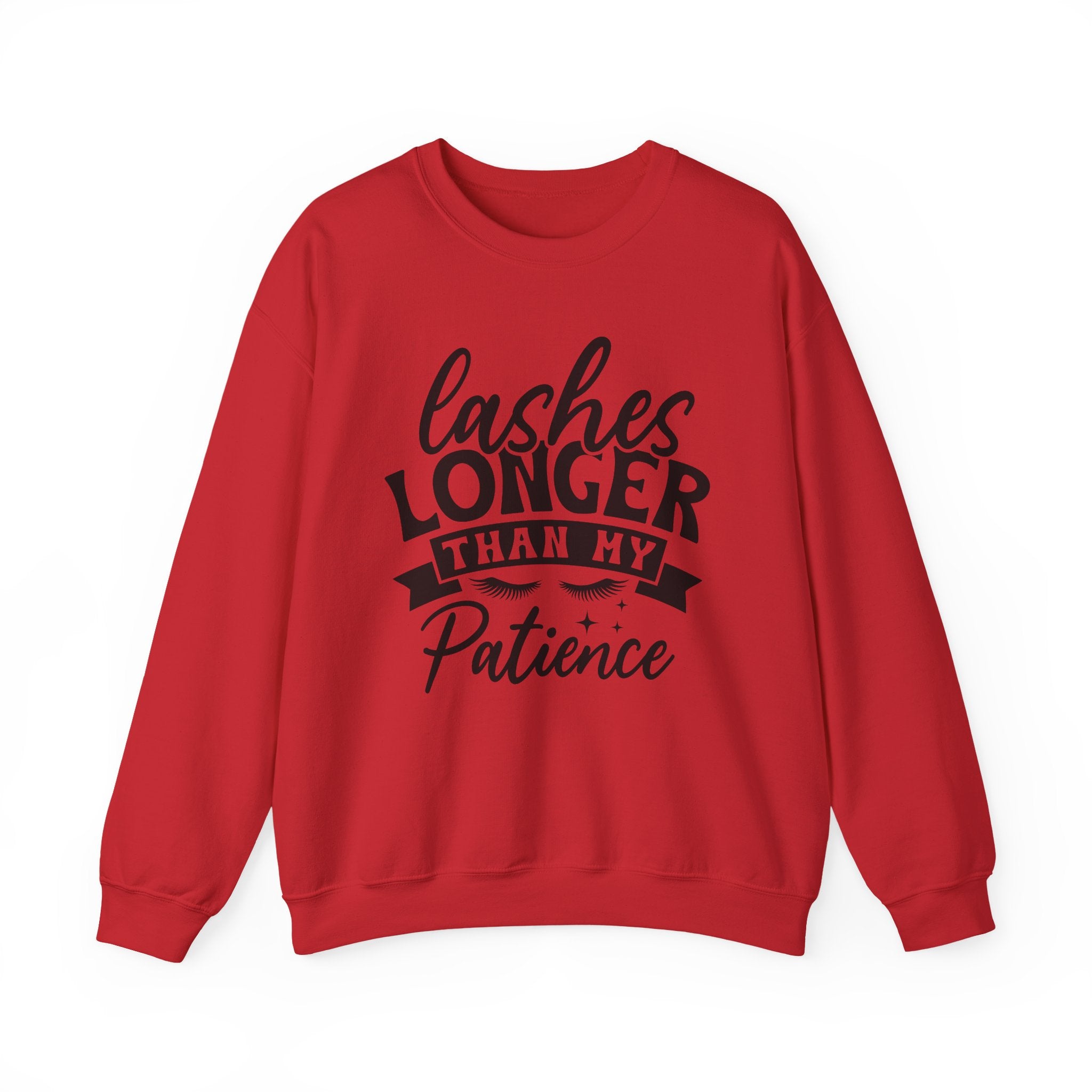 Lashes Longer Than My Patience Sweatshirt - Shirt Cave