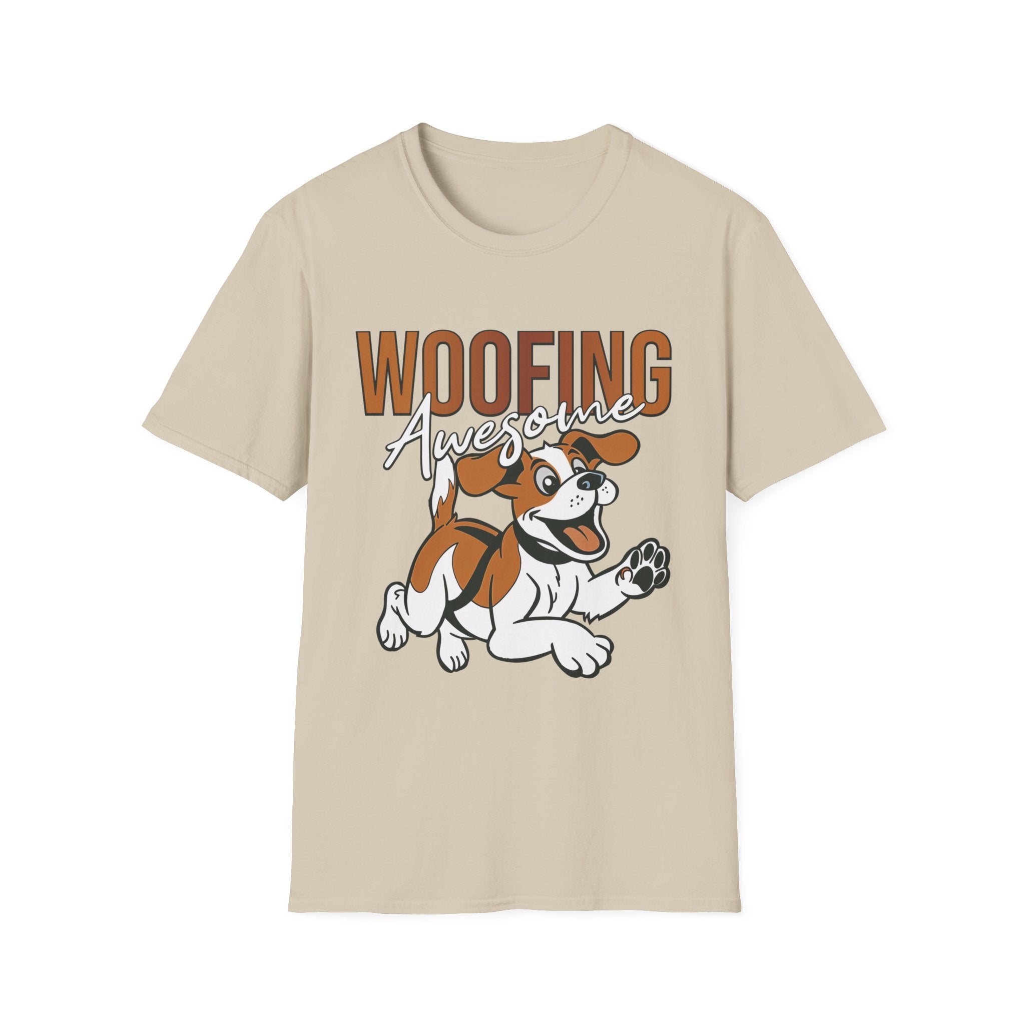 Woofing Awesome T-Shirt - Shirt Cave