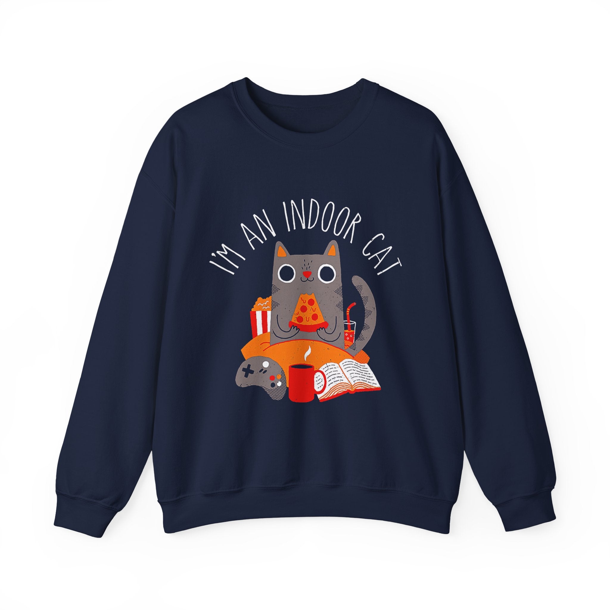Indoor Cat Sweatshirt - Shirt Cave