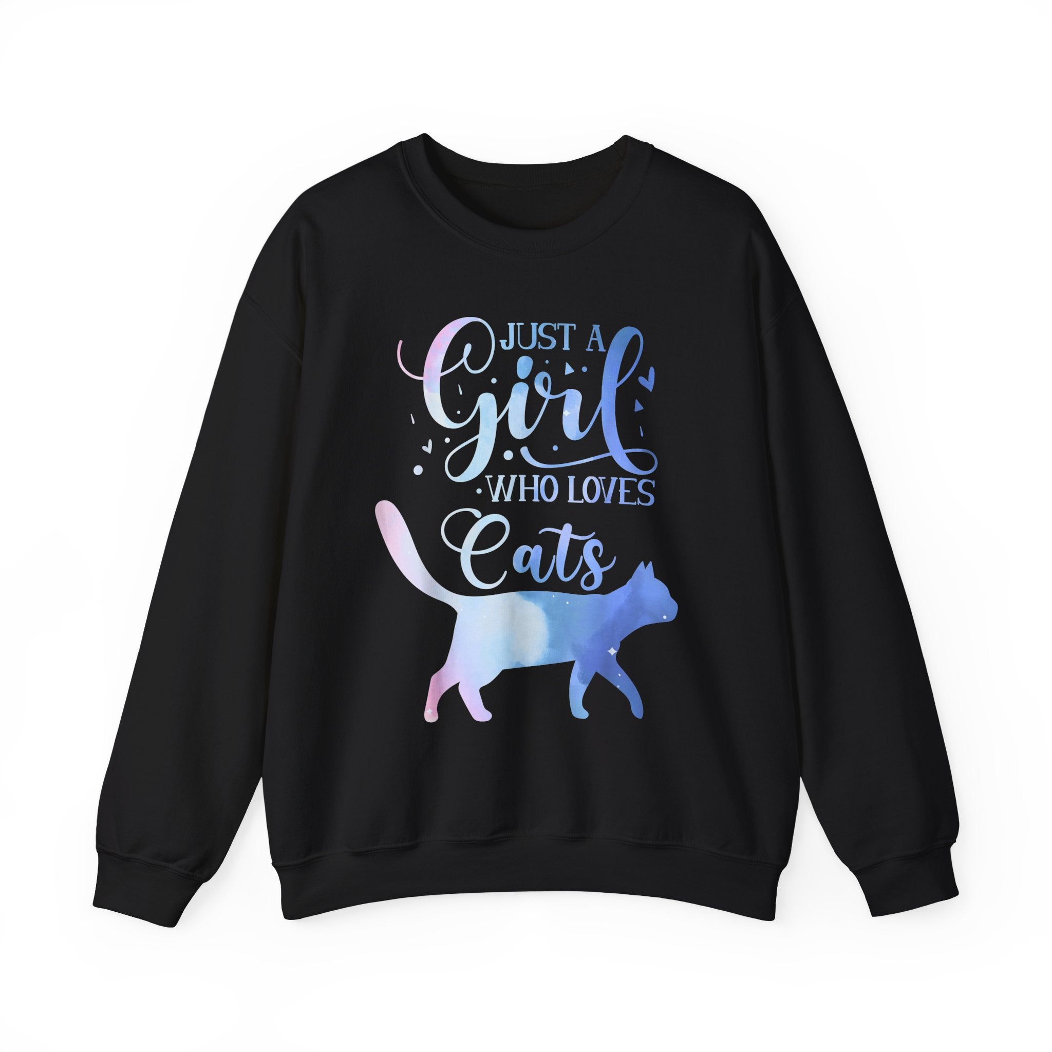 Just a Girl Who Loves Cats Sweatshirt - Shirt Cave