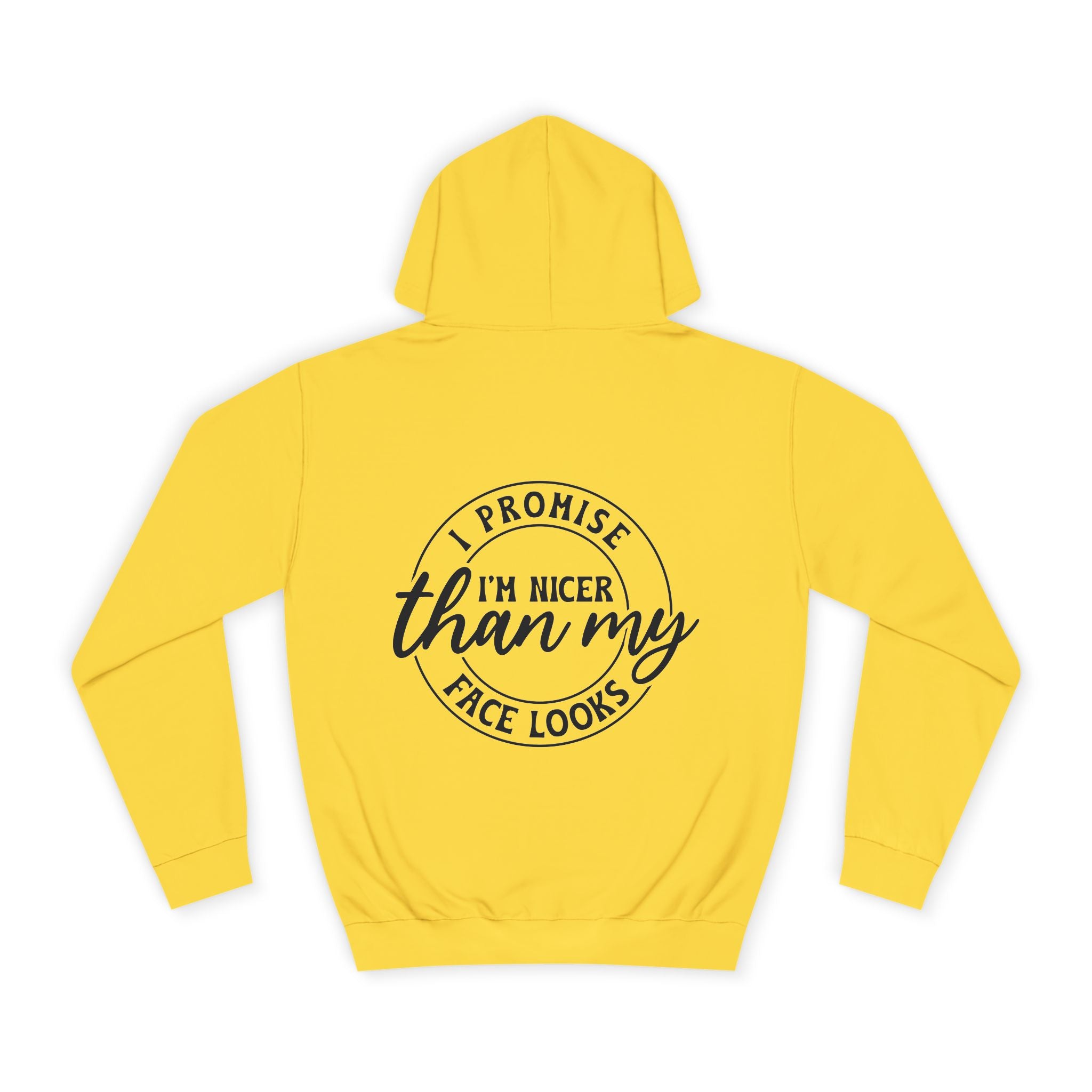 I Promise I'm Nicer Hoodie - Shirt Cave