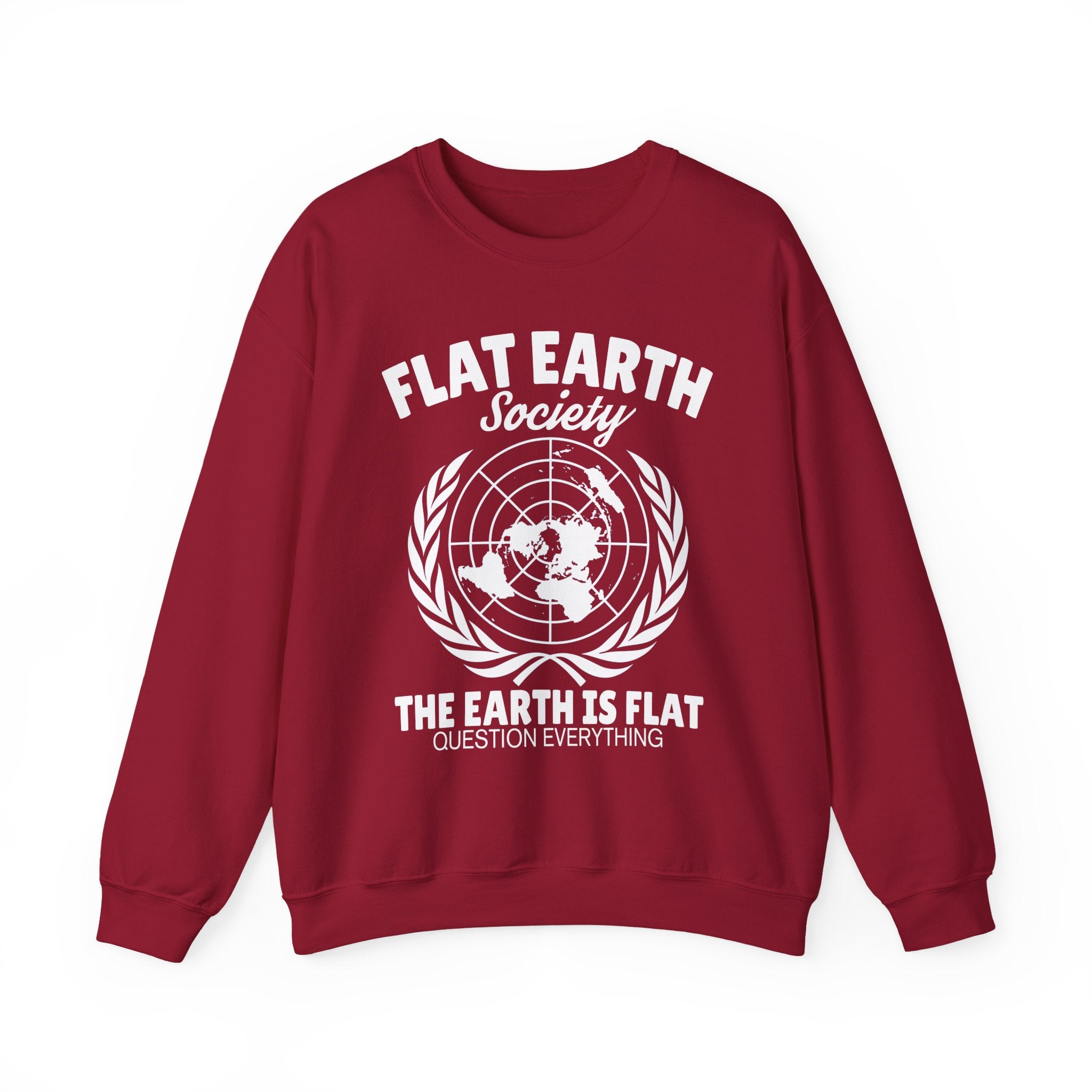 Flat Earth Society Sweatshirt - Shirt Cave