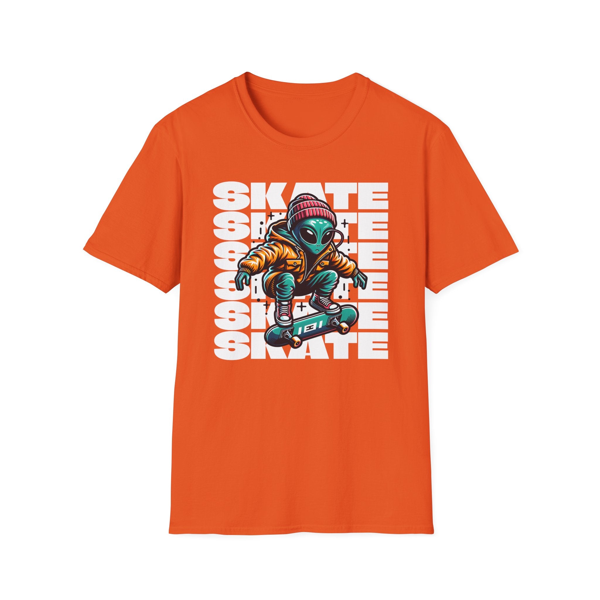 Skate Alien T-Shirt - Shirt Cave
