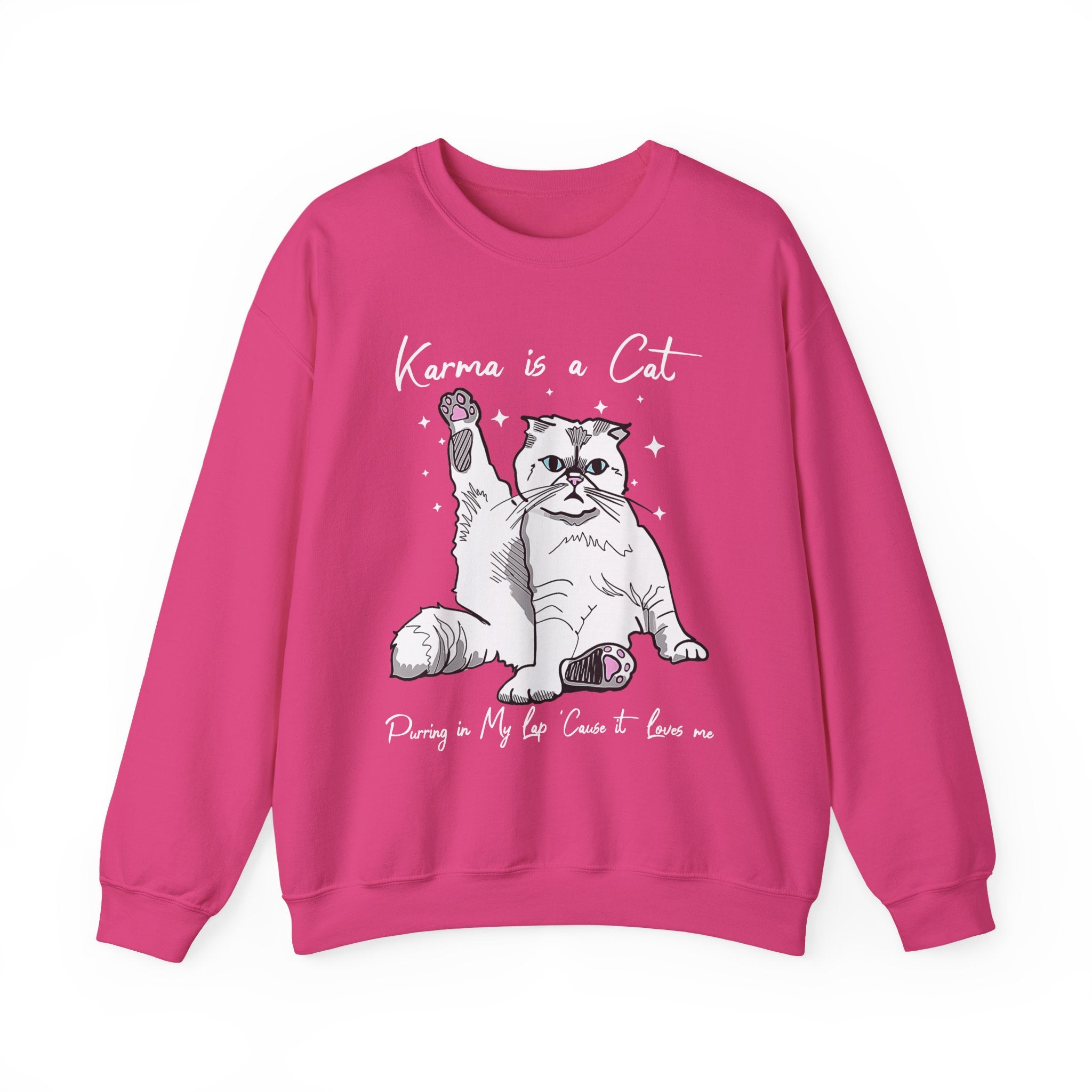Karma is a Cat Sweatshirt - Shirt Cave