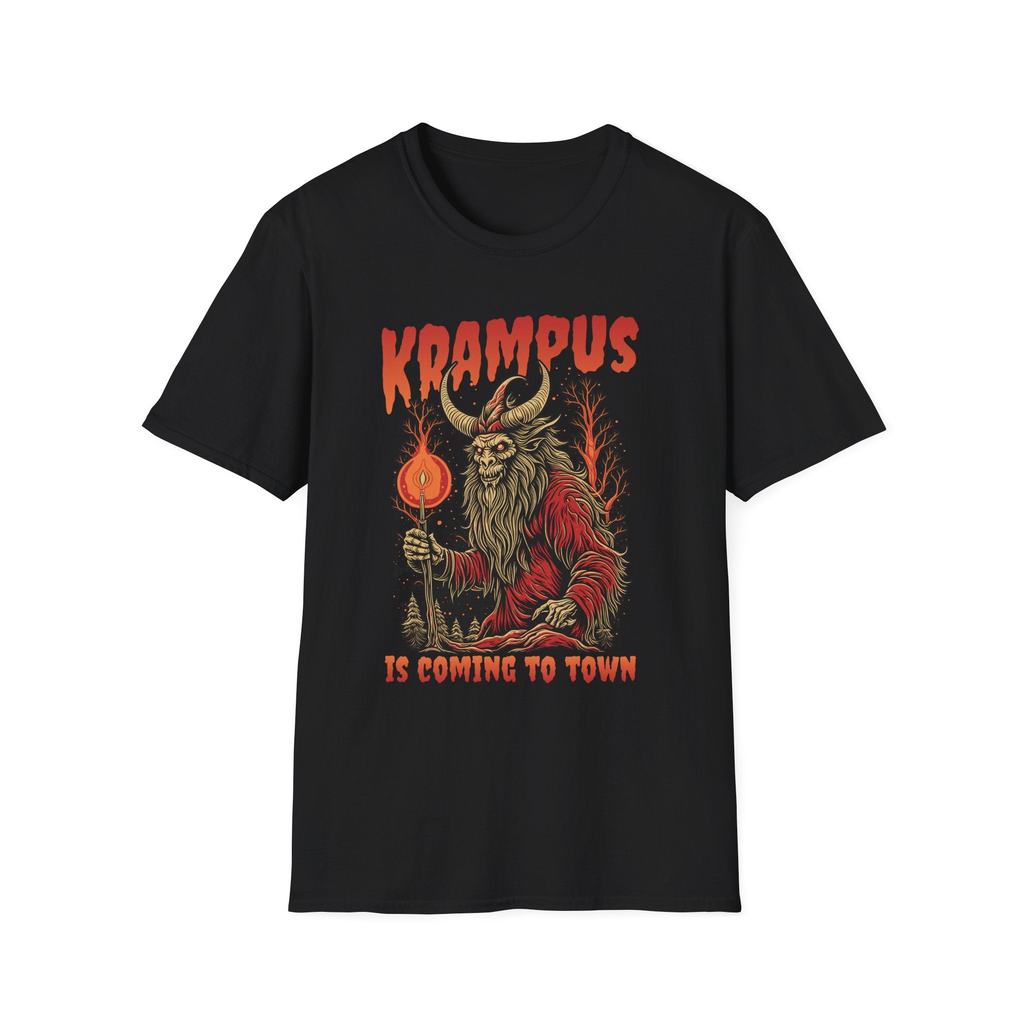 Krampus Is Coming To Town T-Shirt - Shirt Cave