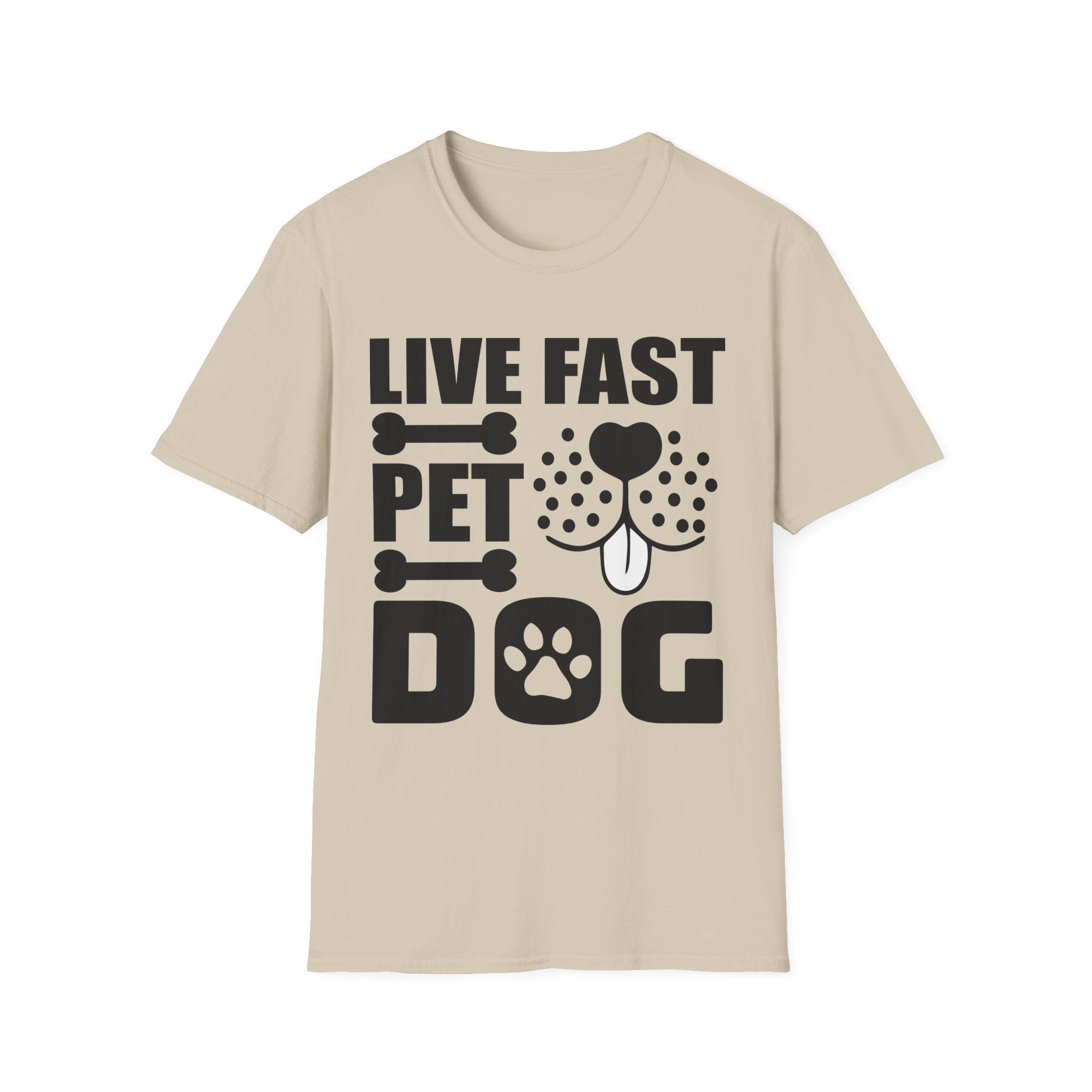 Live Fast Pet Dog T-Shirt - Shirt Cave