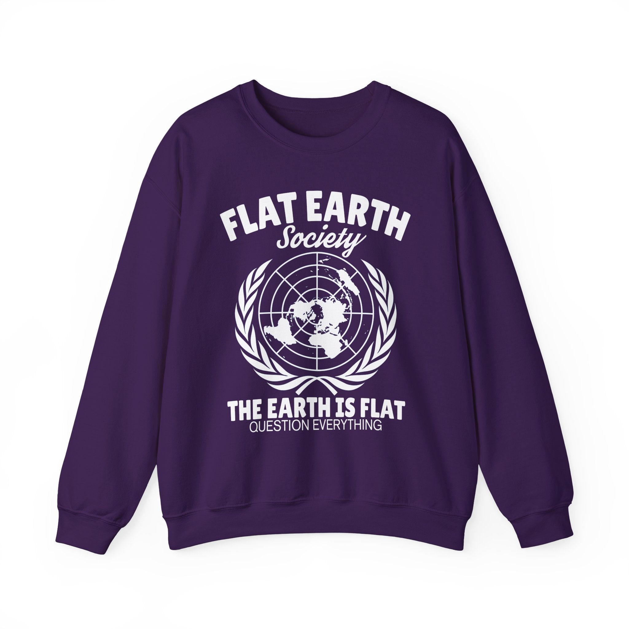 Flat Earth Society Sweatshirt - Shirt Cave