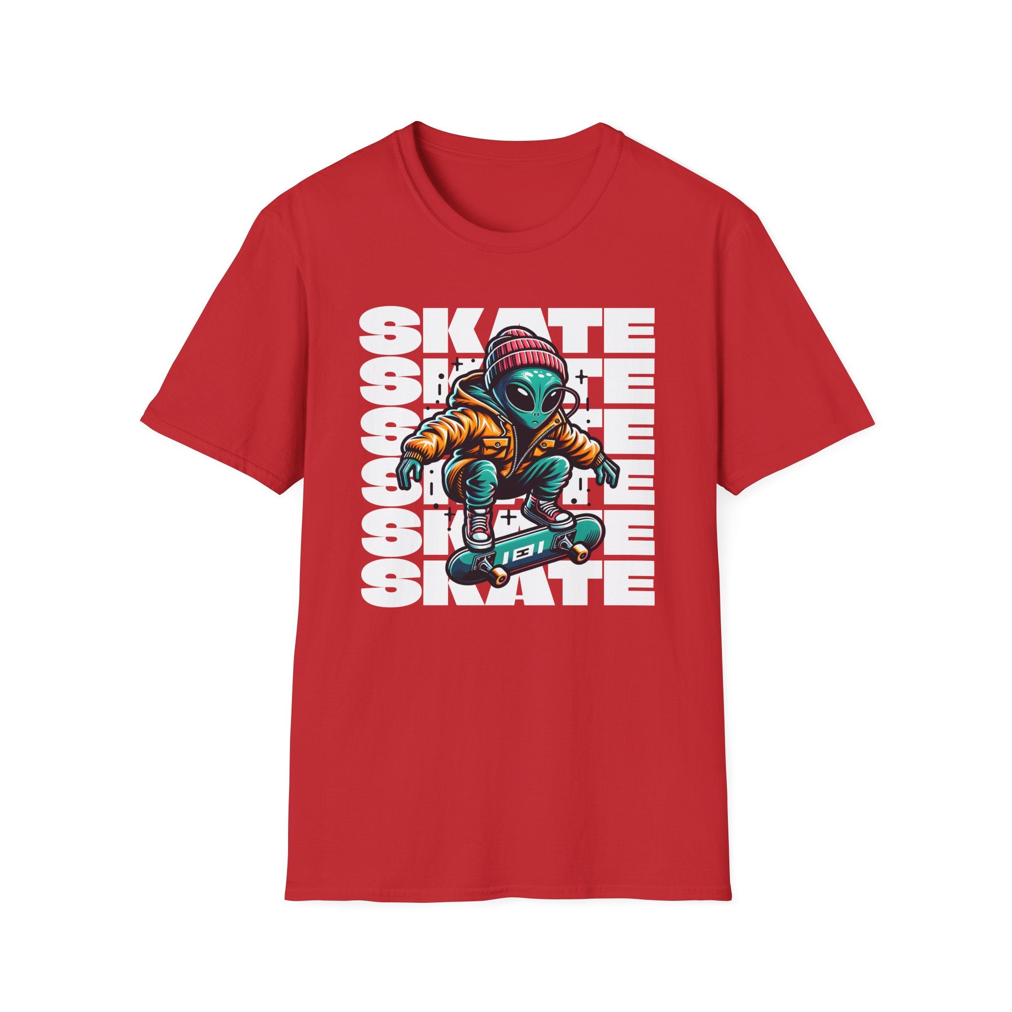 Skate Alien T-Shirt - Shirt Cave