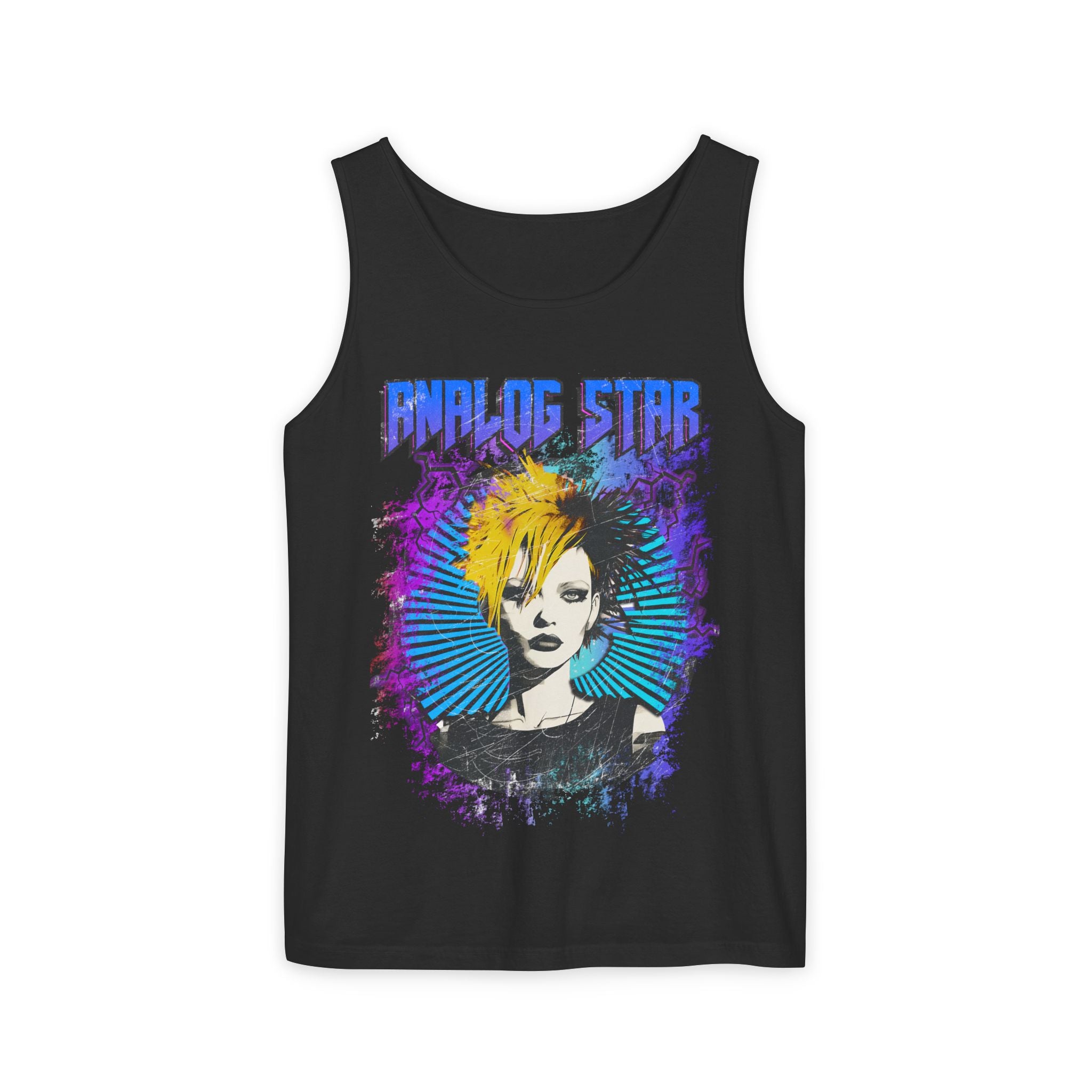 Analog Star Tank Top - Shirt Cave