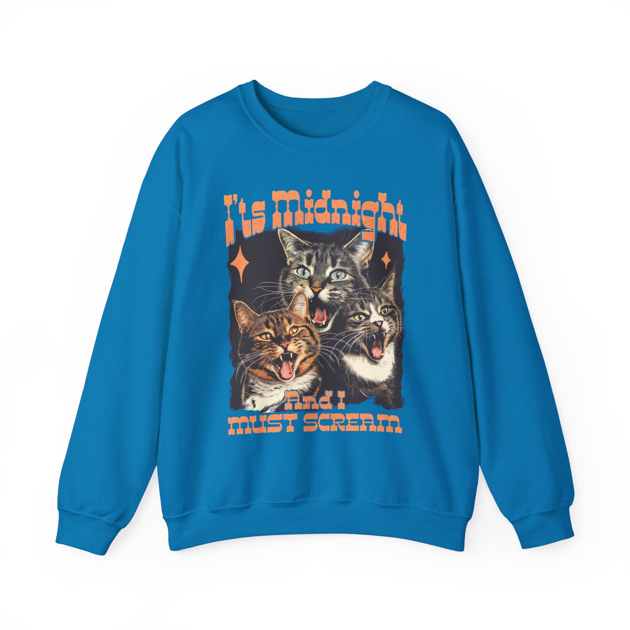 Midnight Cat Sweatshirt - Shirt Cave