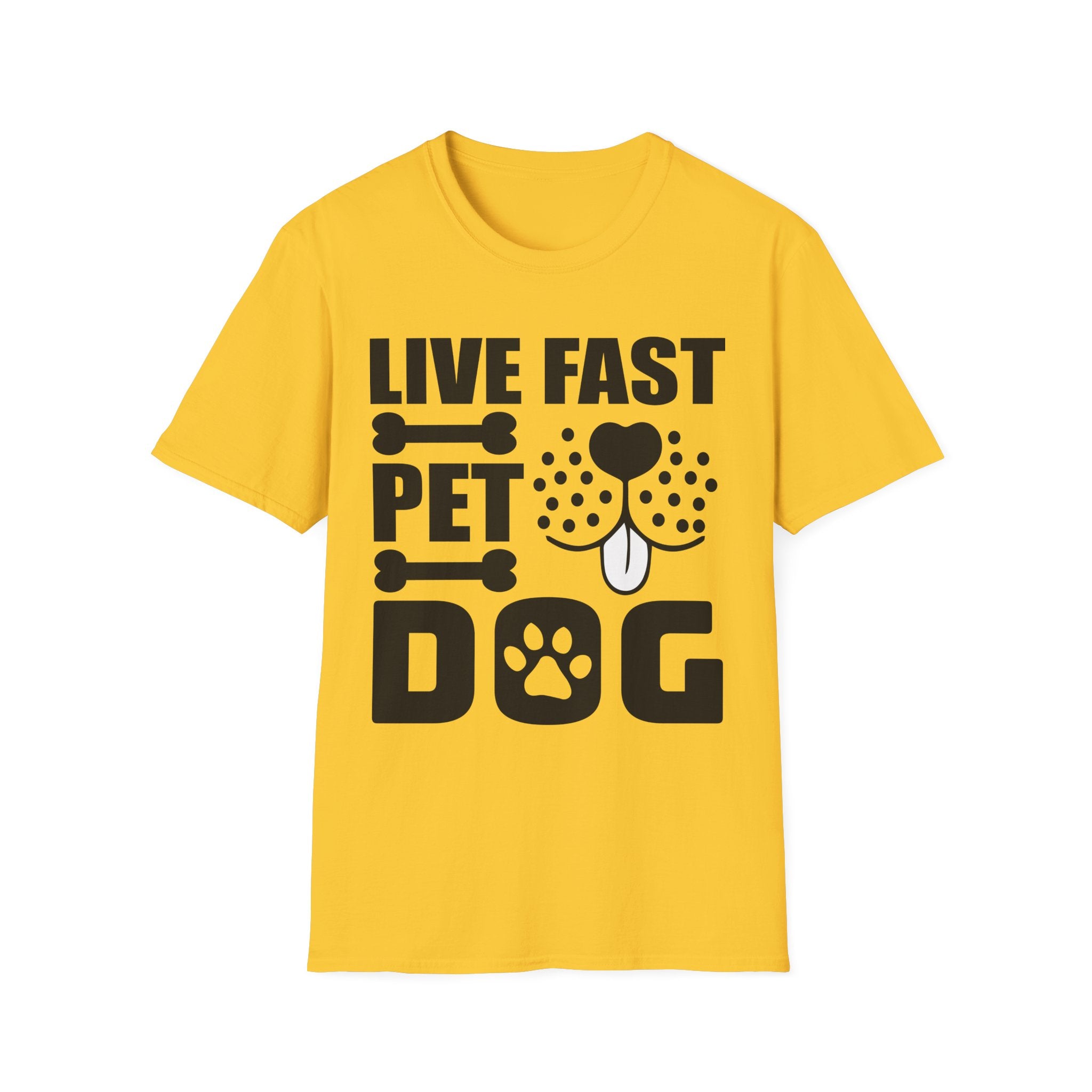 Live Fast Pet Dog T-Shirt - Shirt Cave
