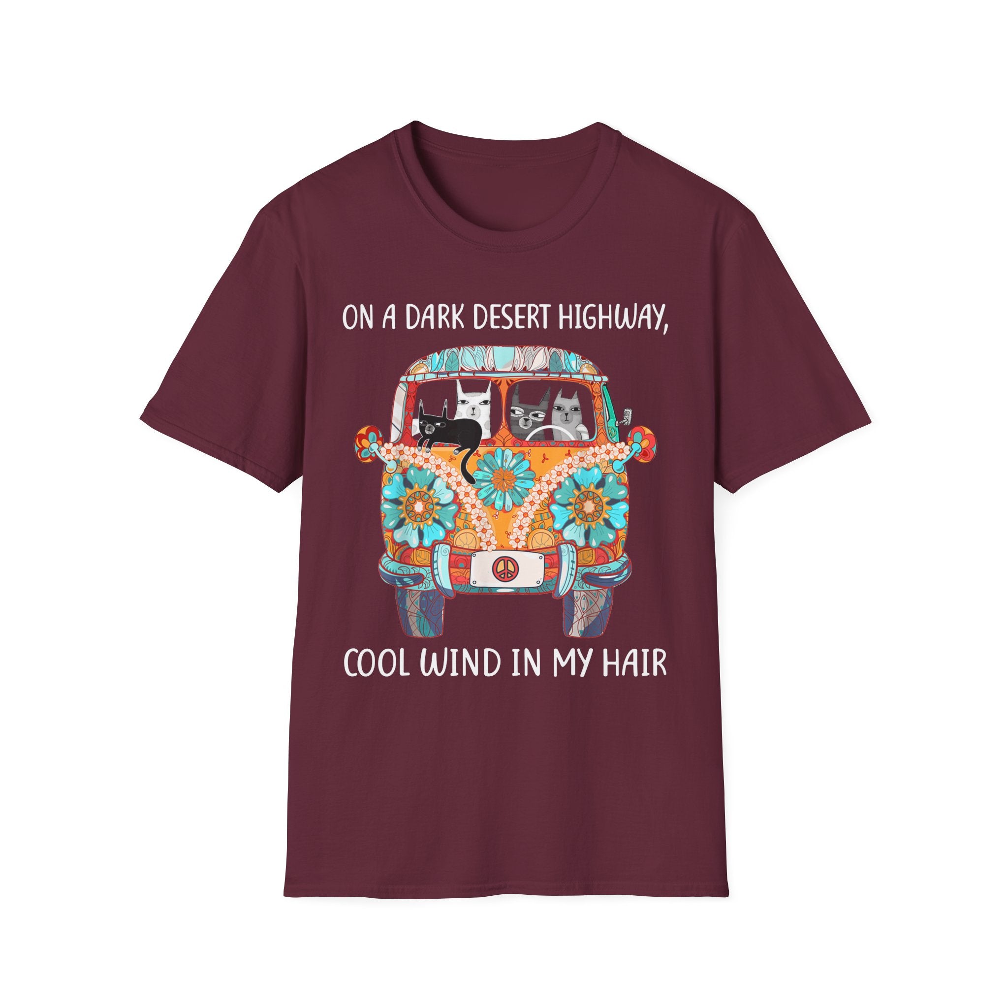 On A Dark Desert Highway T-Shirt - Shirt Cave