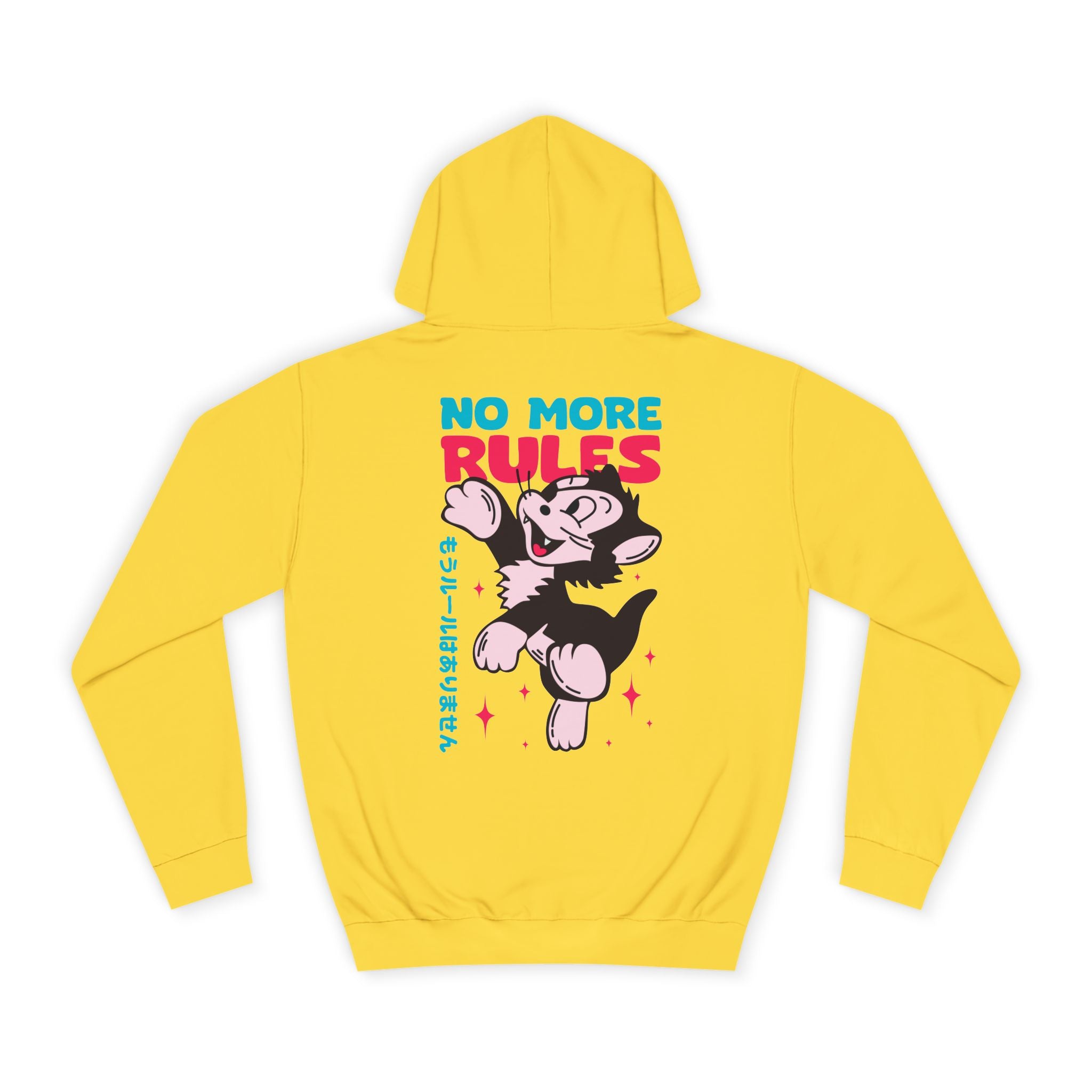 No More Rules Cat Hoodie - Shirt Cave