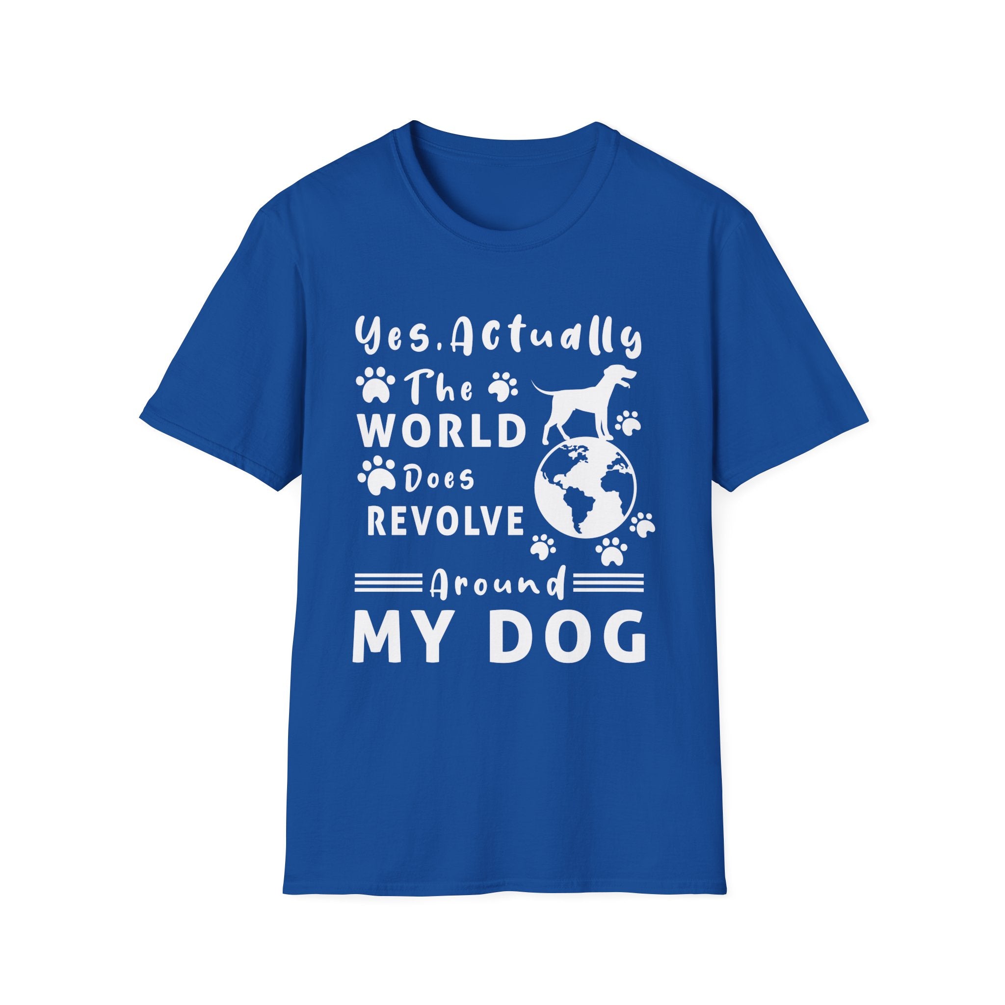 The World Does Revolve Around My Dog T-Shirt - Shirt Cave