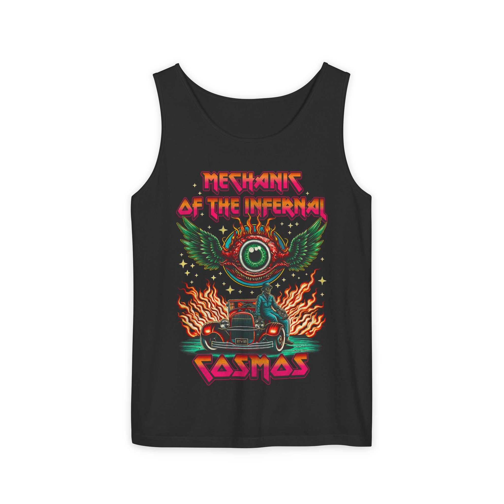 Mechanic of the Infernal Cosmos Tank Top - Shirt Cave