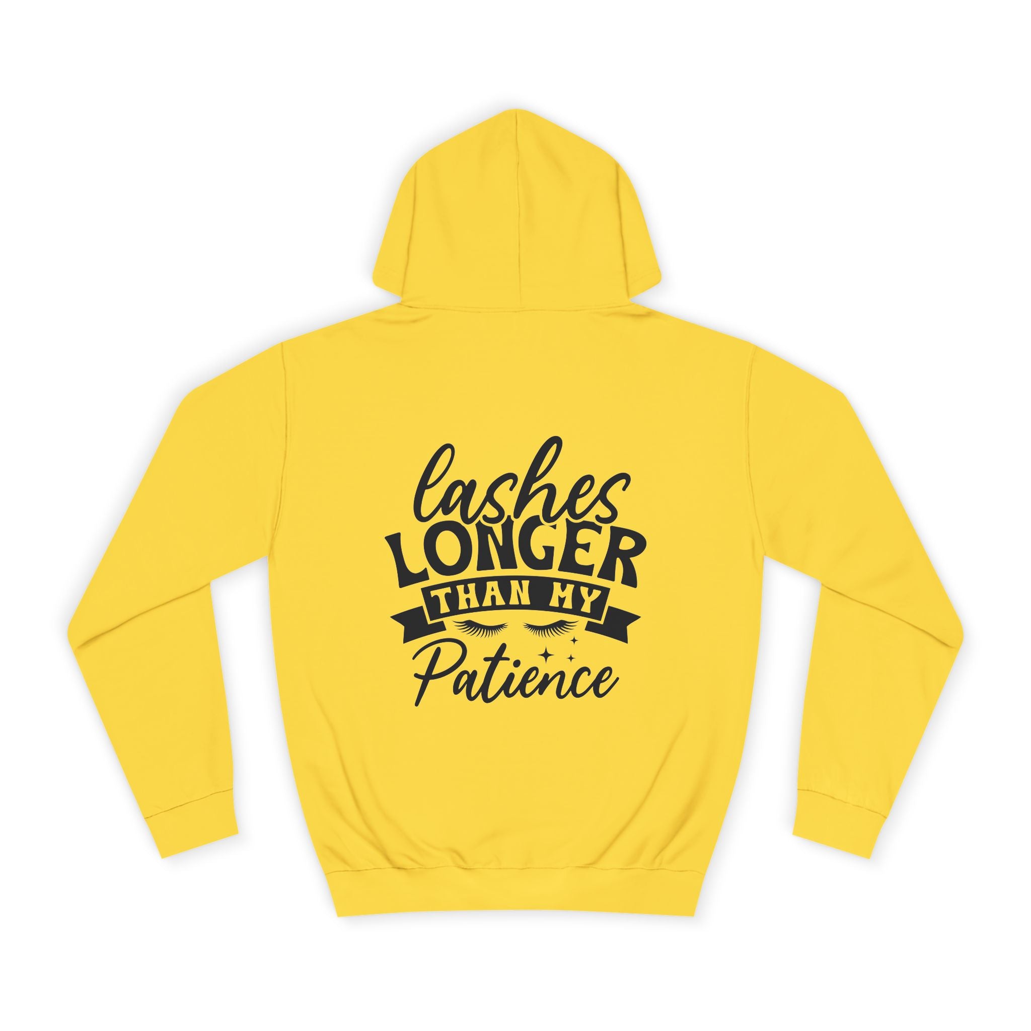 Lashes Longer Than My Patience Hoodie - Shirt Cave