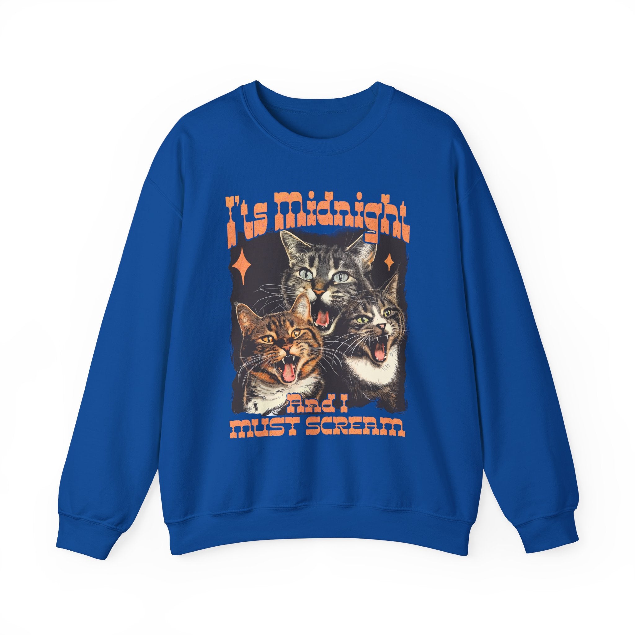 Midnight Cat Sweatshirt - Shirt Cave