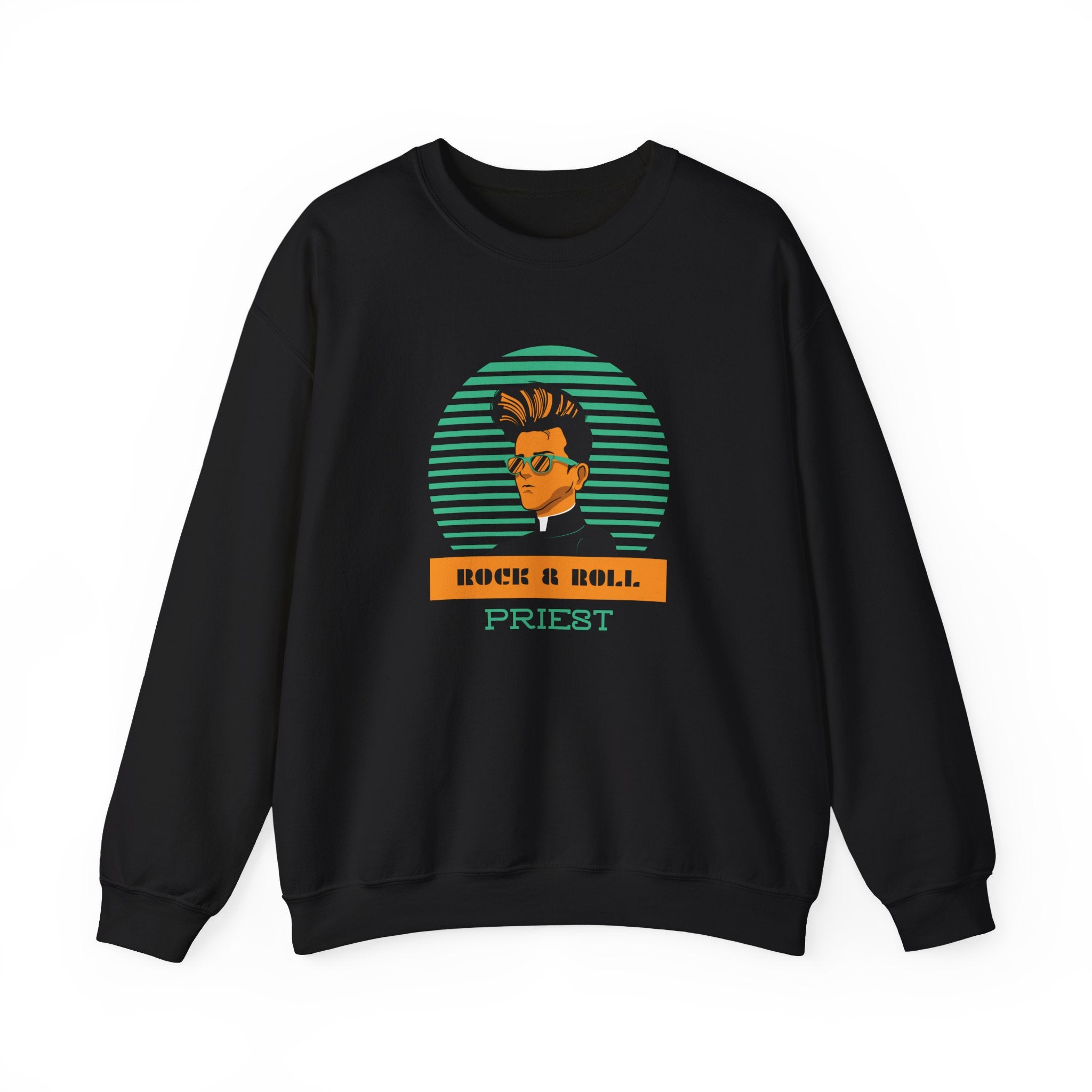 Rock & Roll Priest Sweatshirt - Shirt Cave