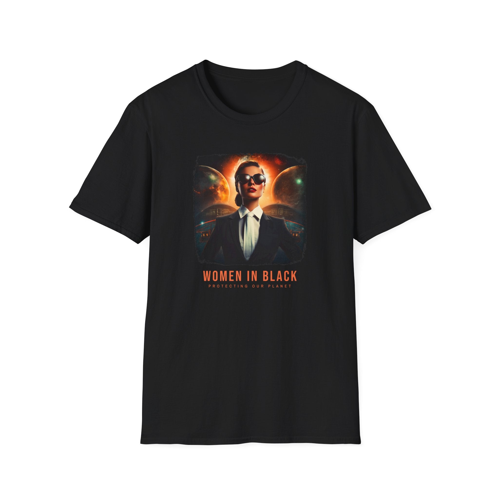 Women In Black T-Shirt - Shirt Cave