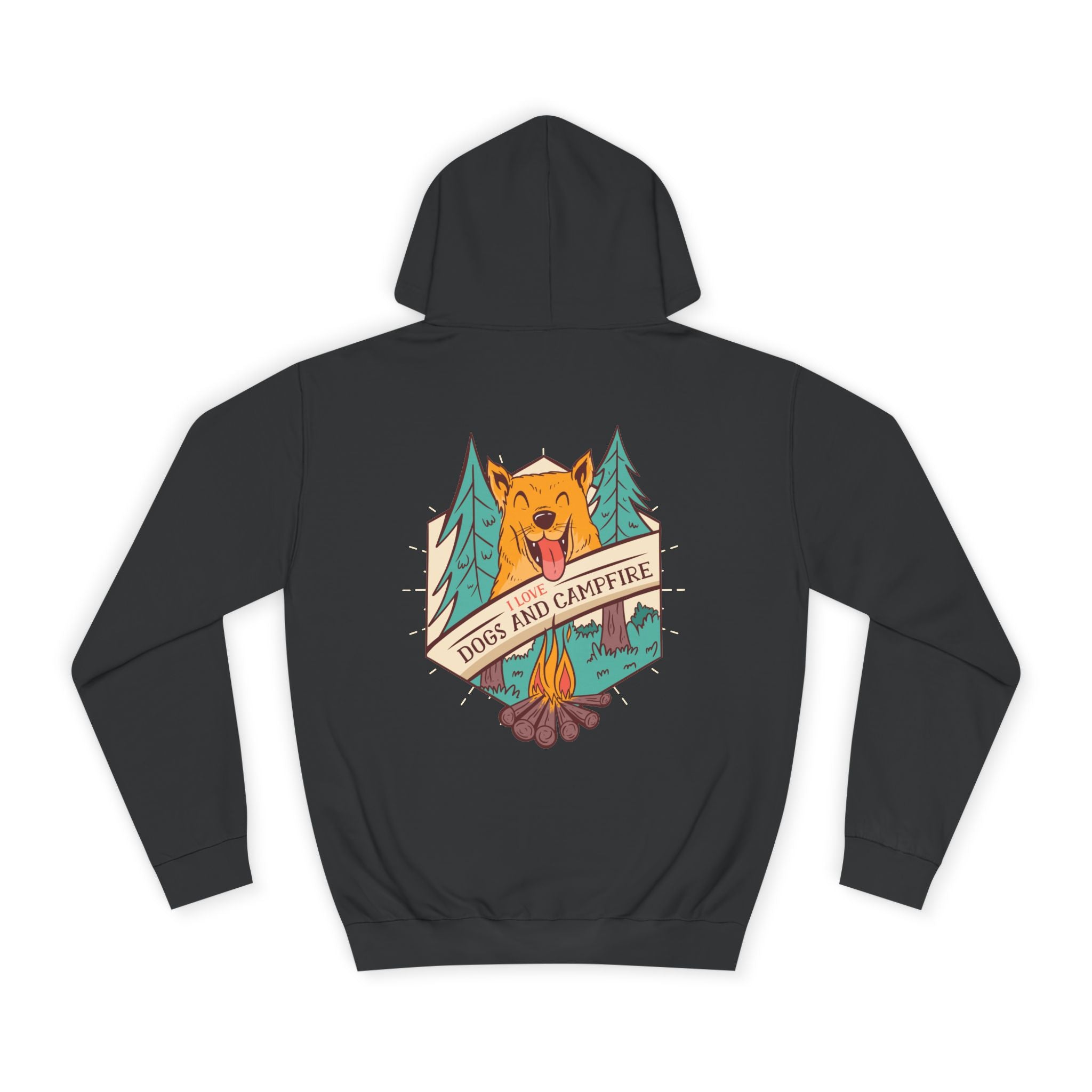 I Love Dogs And Campfire Hoodie - Shirt Cave