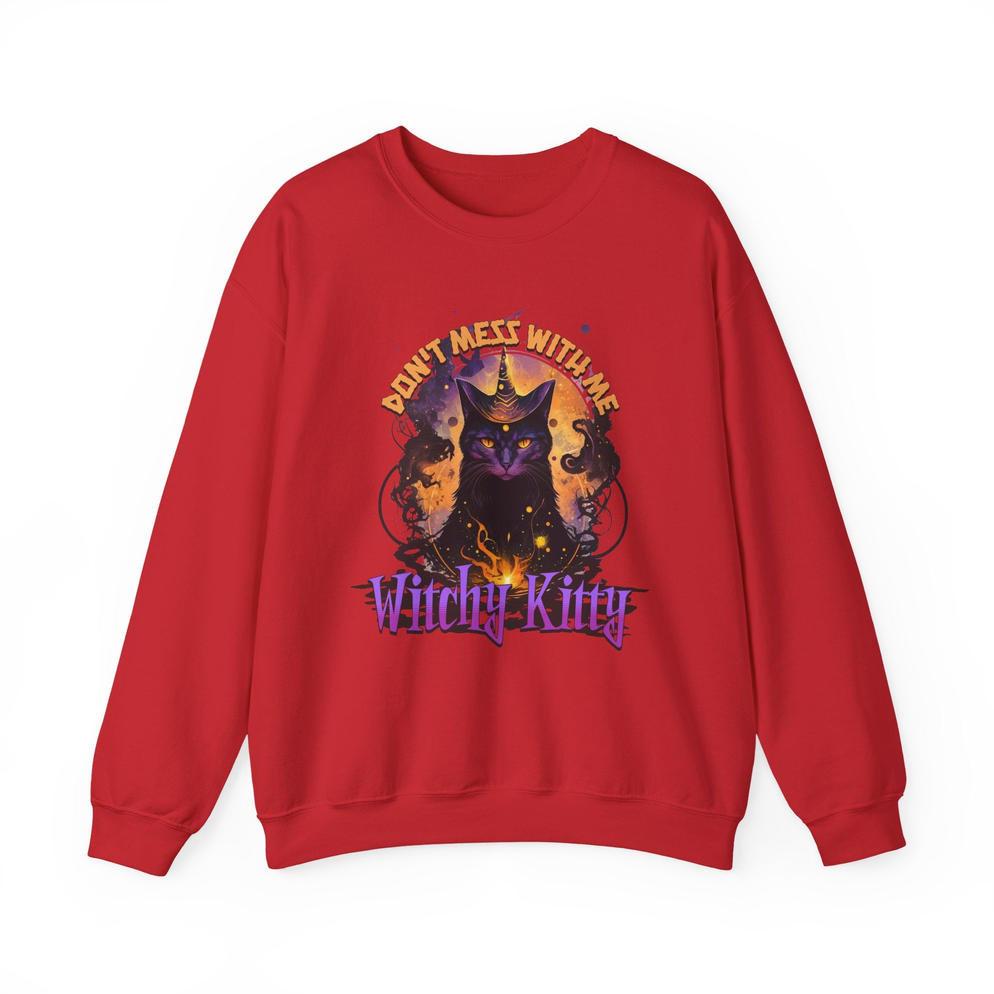 Witchy Kitty Sweatshirt - Shirt Cave