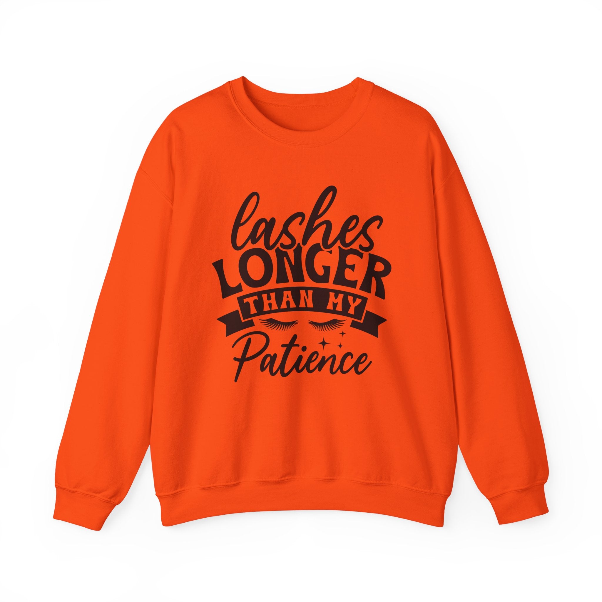 Lashes Longer Than My Patience Sweatshirt - Shirt Cave
