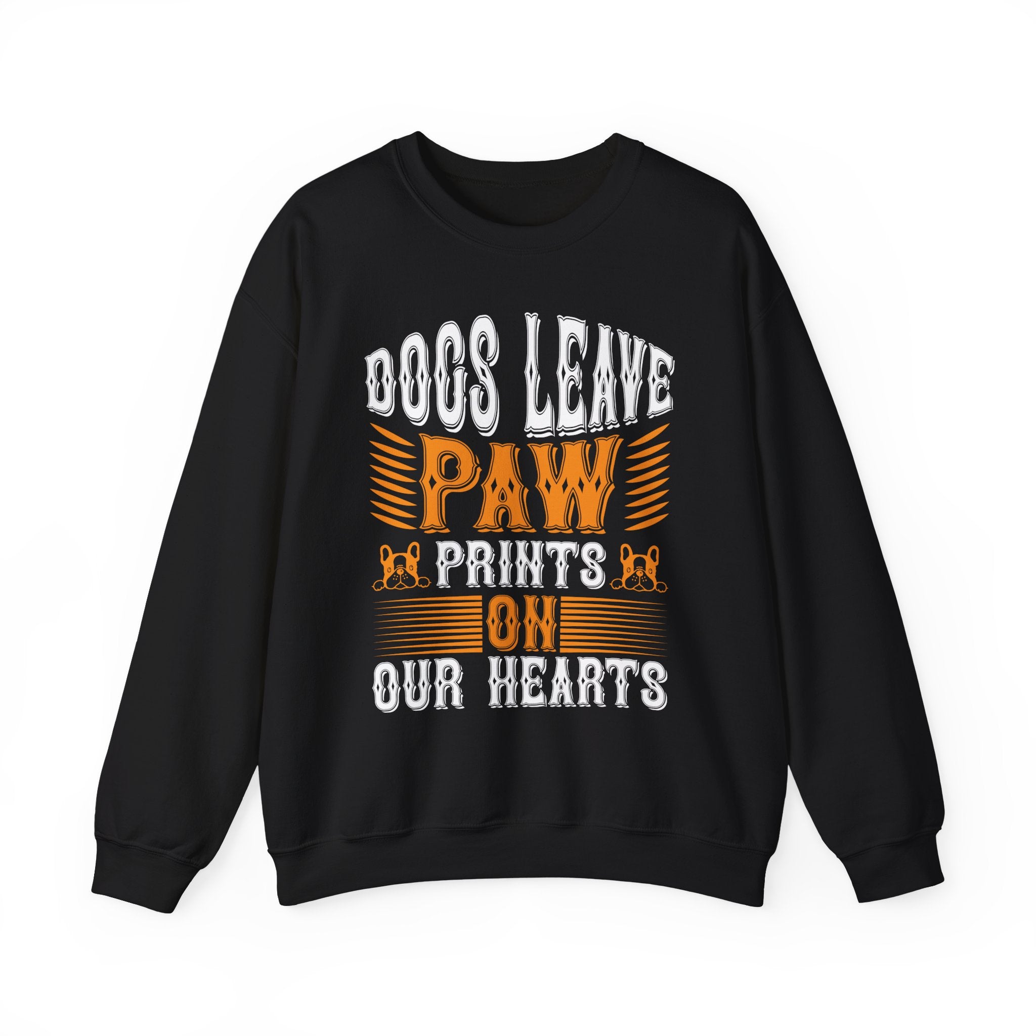Dogs Leave Paw Prints On Our Hearts Sweatshirt - Shirt Cave