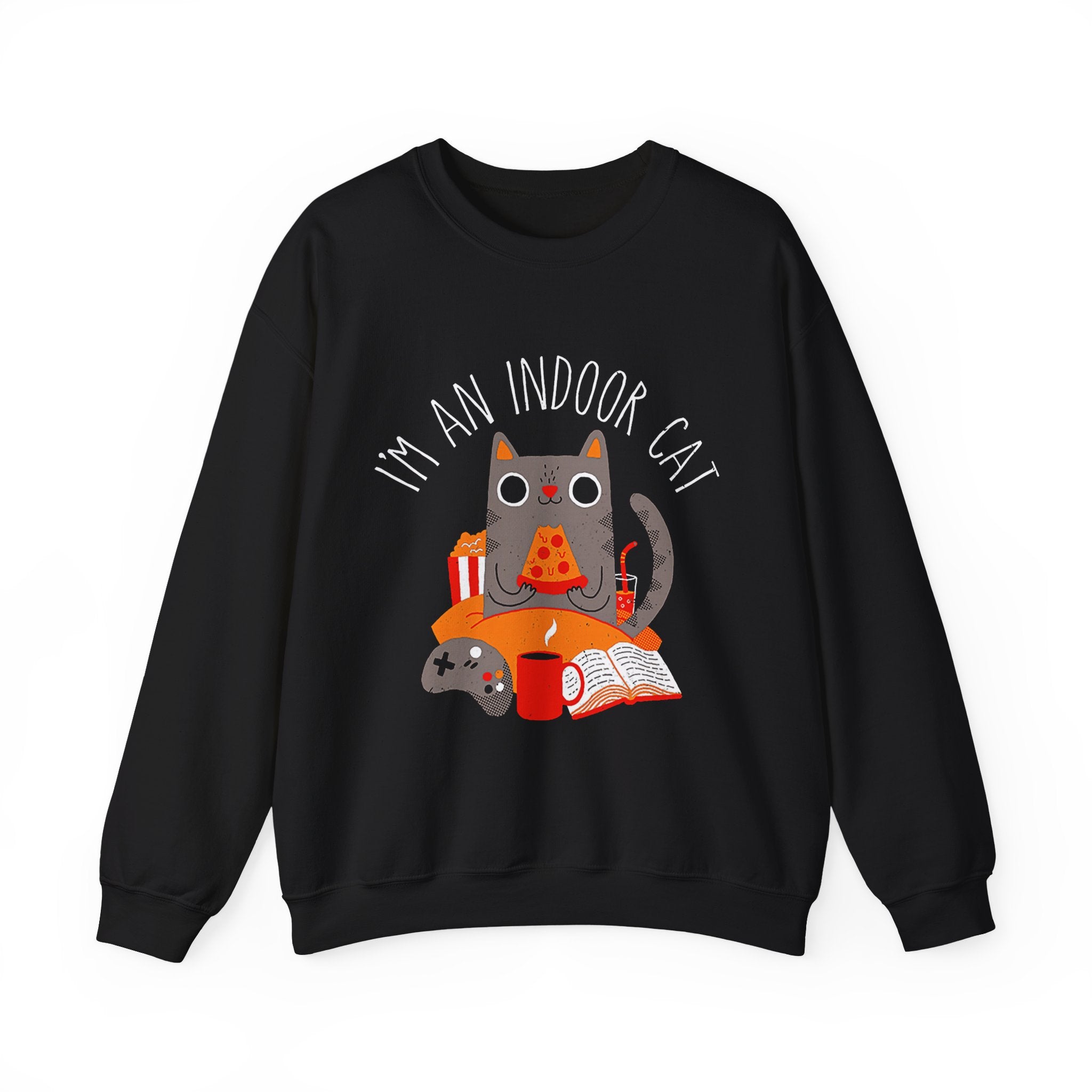 Indoor Cat Sweatshirt - Shirt Cave